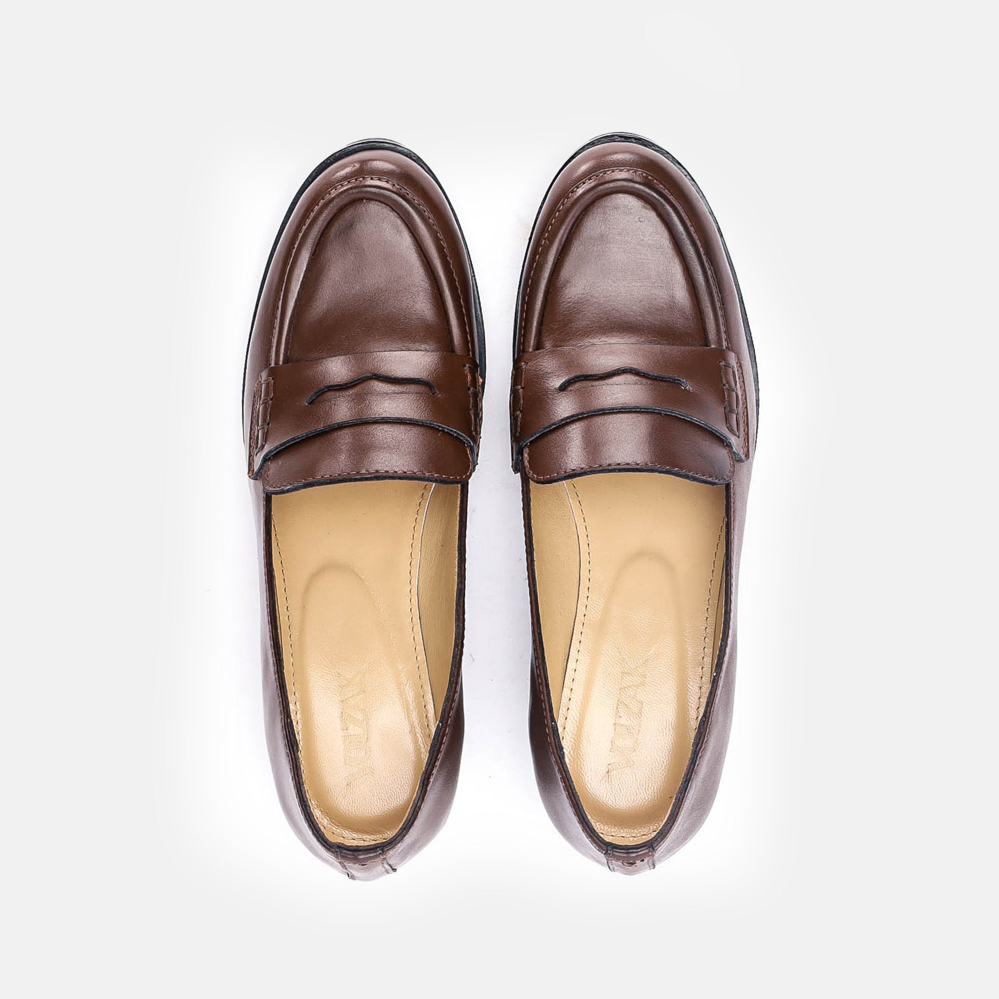 ''040 chaussure en cuir Marron