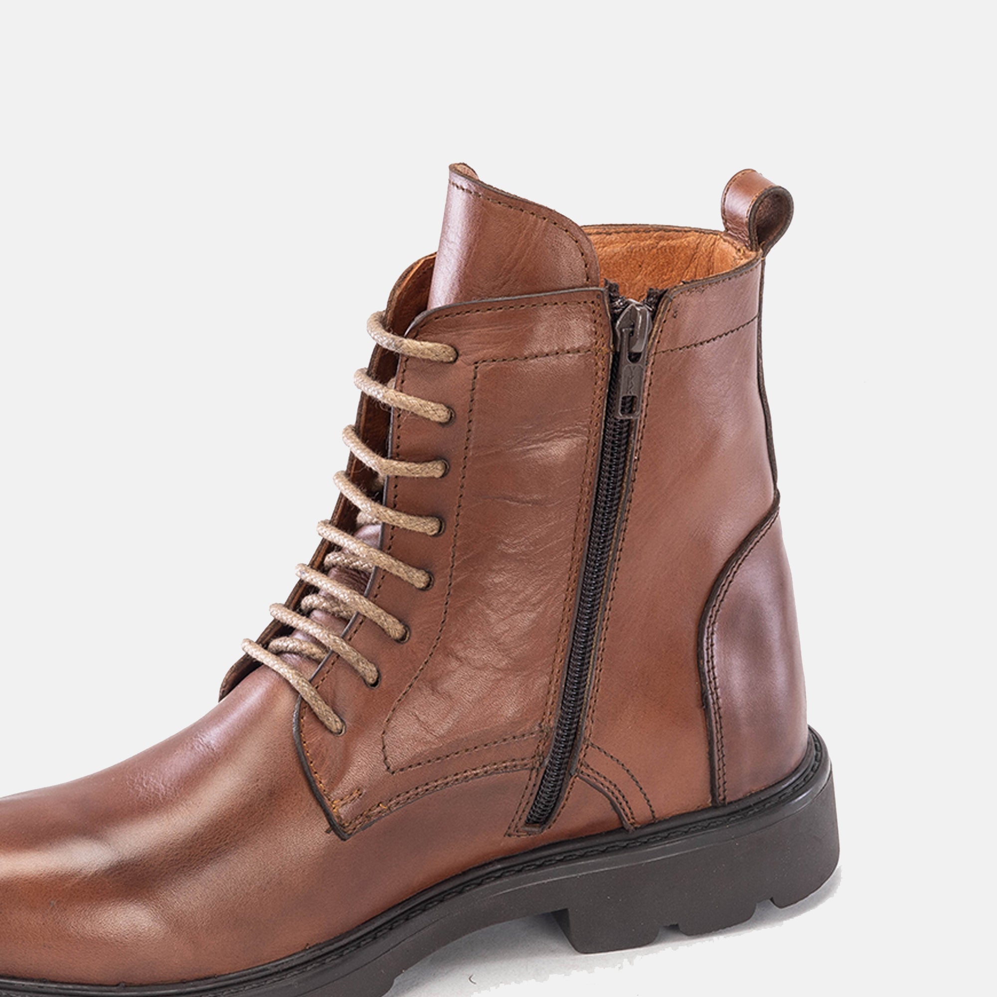 1024 Bottine cuir camel