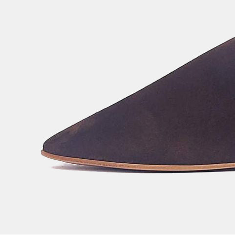 Volzak 102 Balgha de luxe en daim Marron