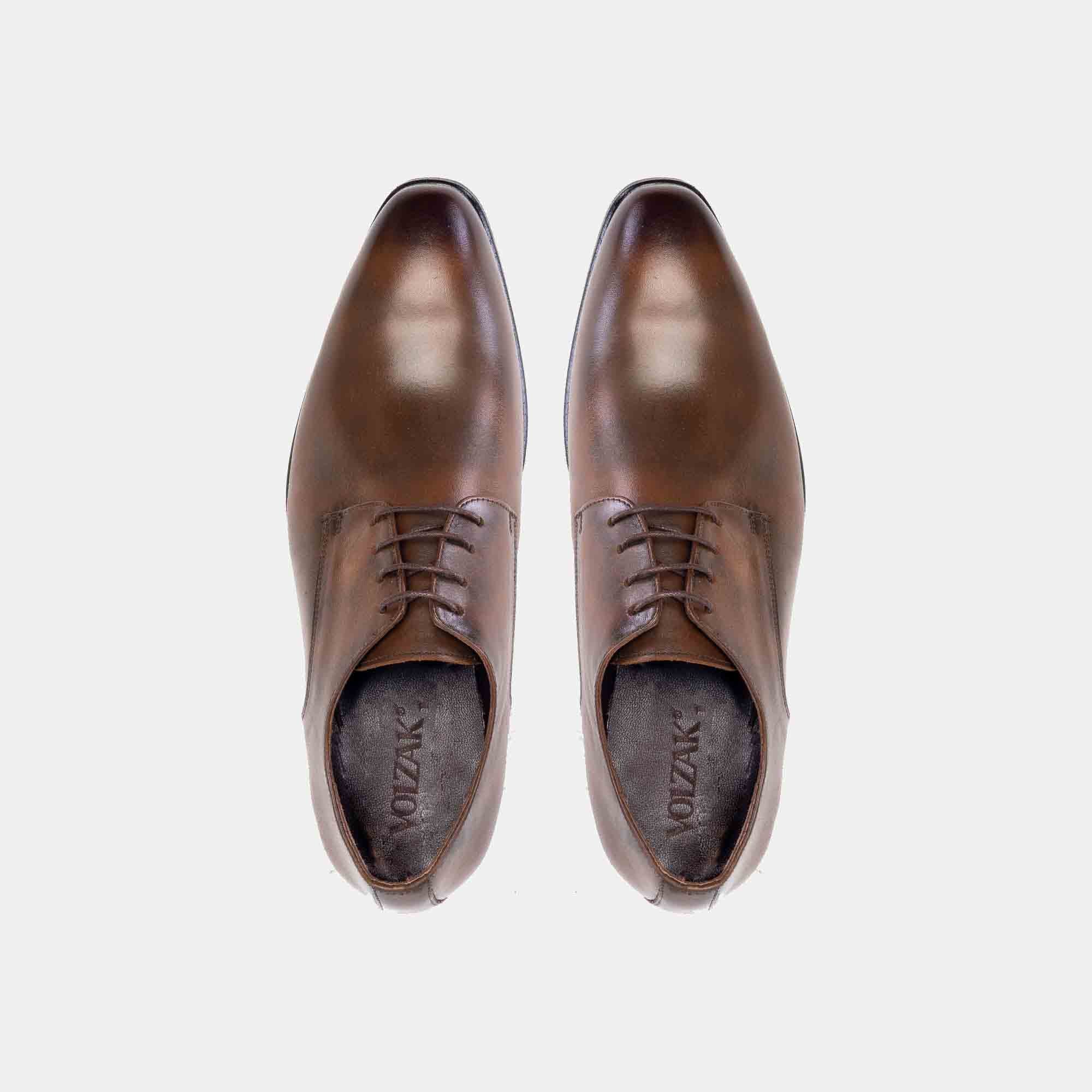 Volzak 1242 Chaussure en cuir Marron vintage