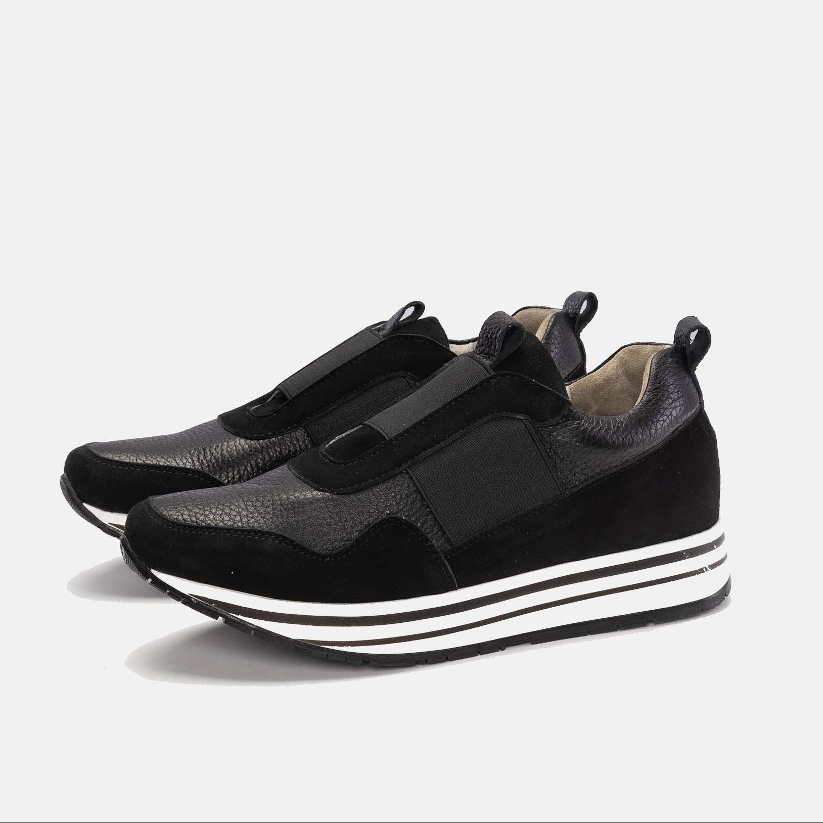 Volzak 150 Basket en daim Noir