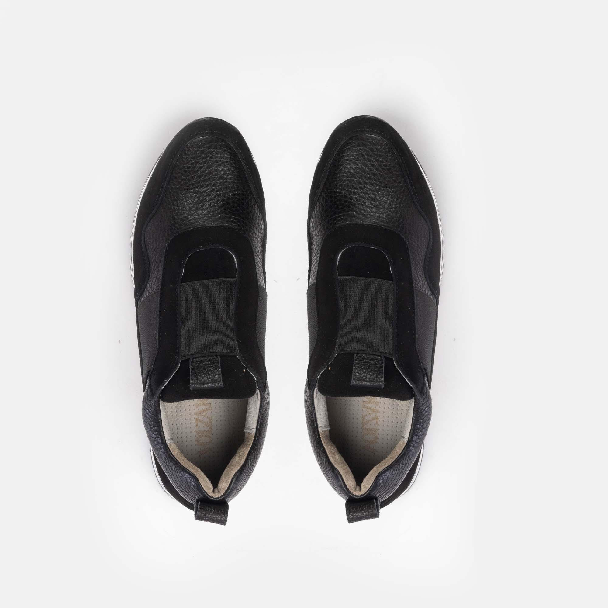 Volzak 150 Basket en daim Noir