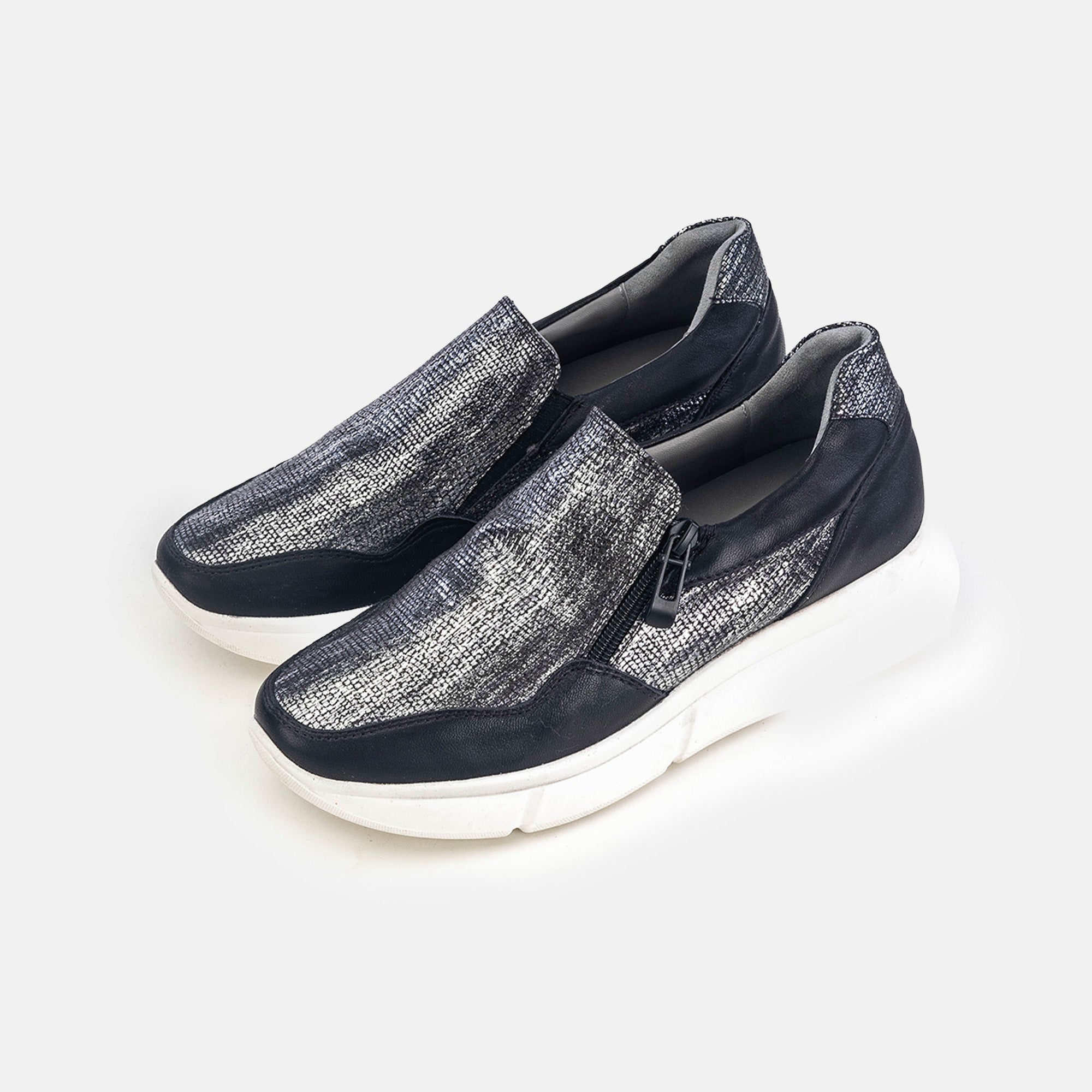 Volzak 178 Basket en cuir Noir