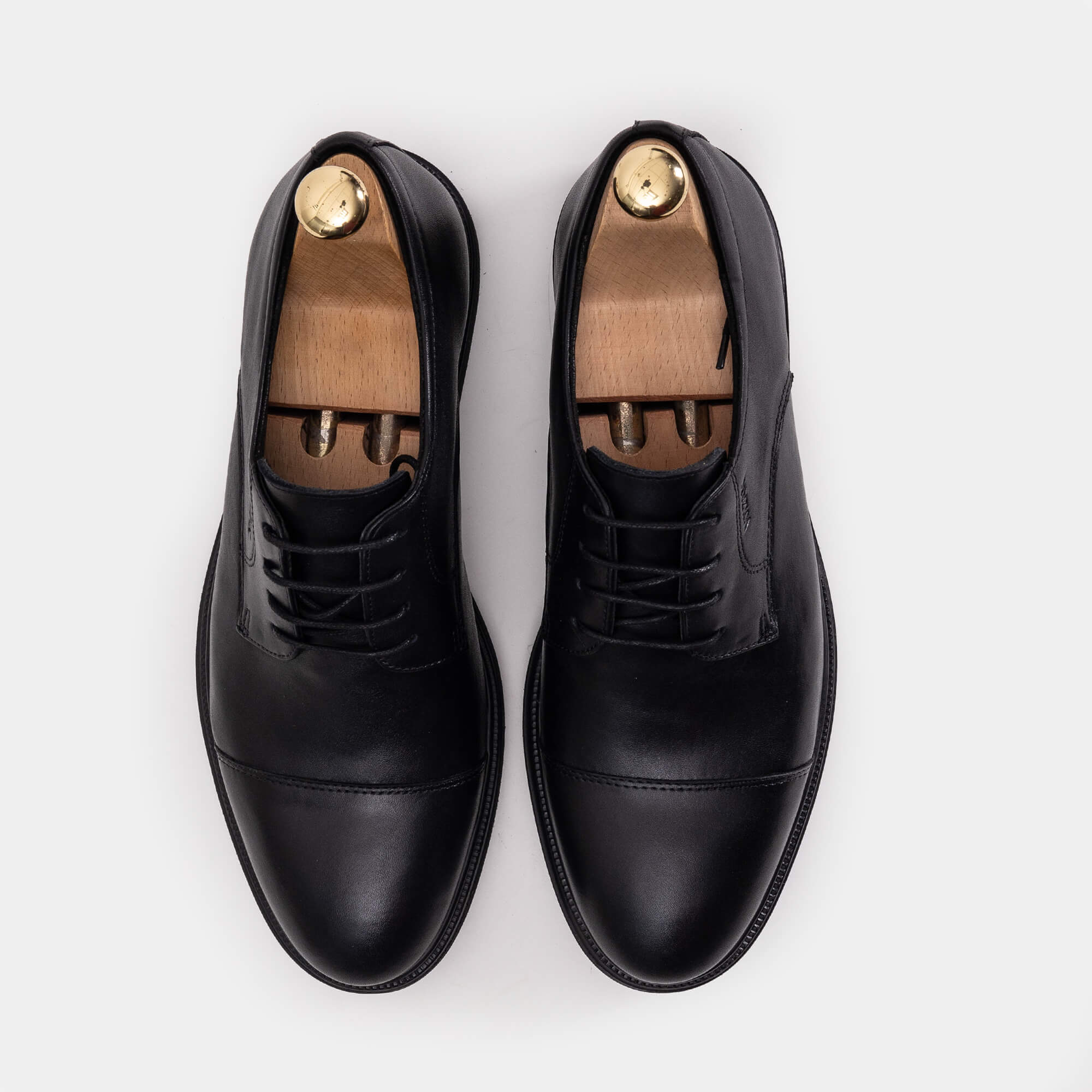 508 Chaussure en cuir Noir