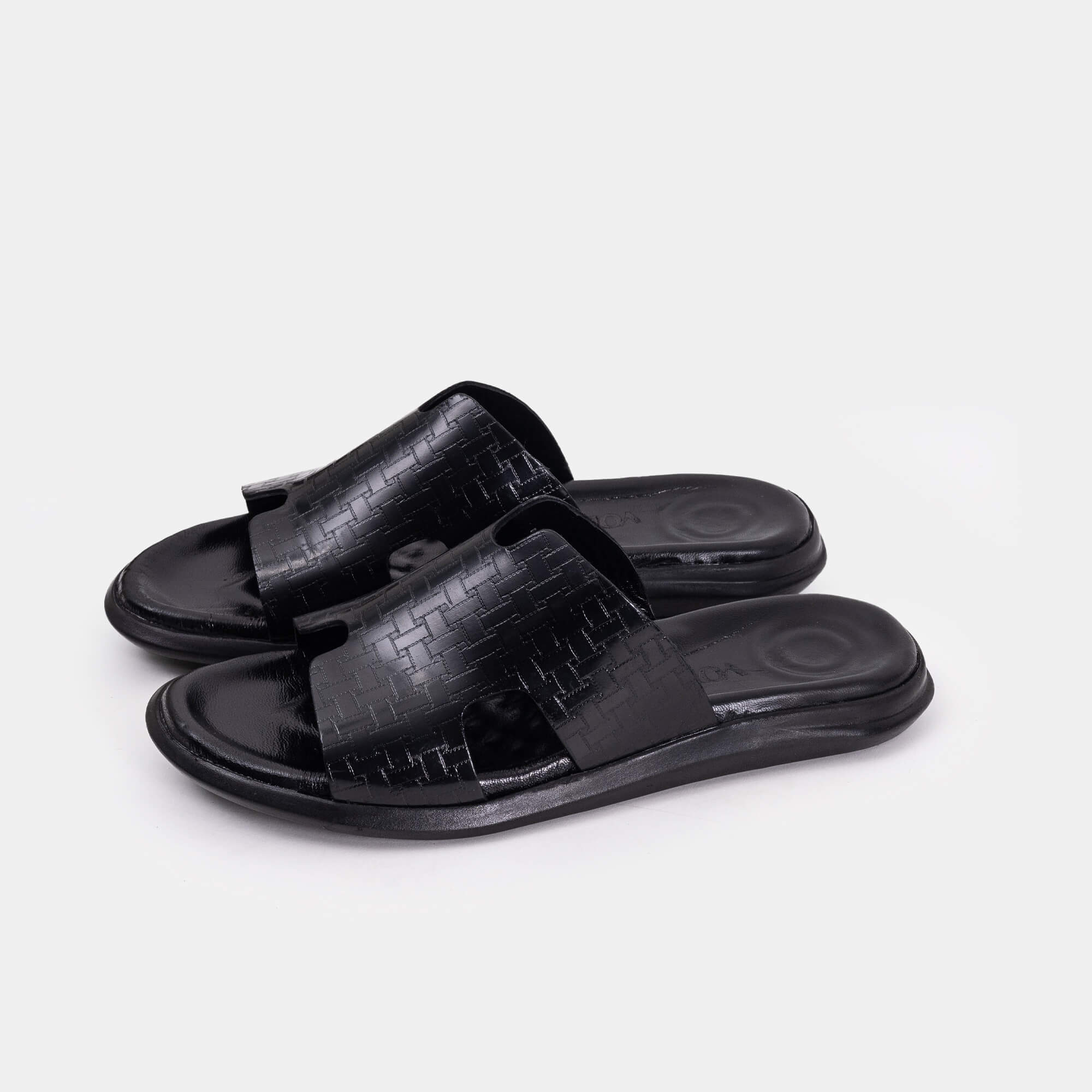 5131 Sandale en cuir démasquable Noir