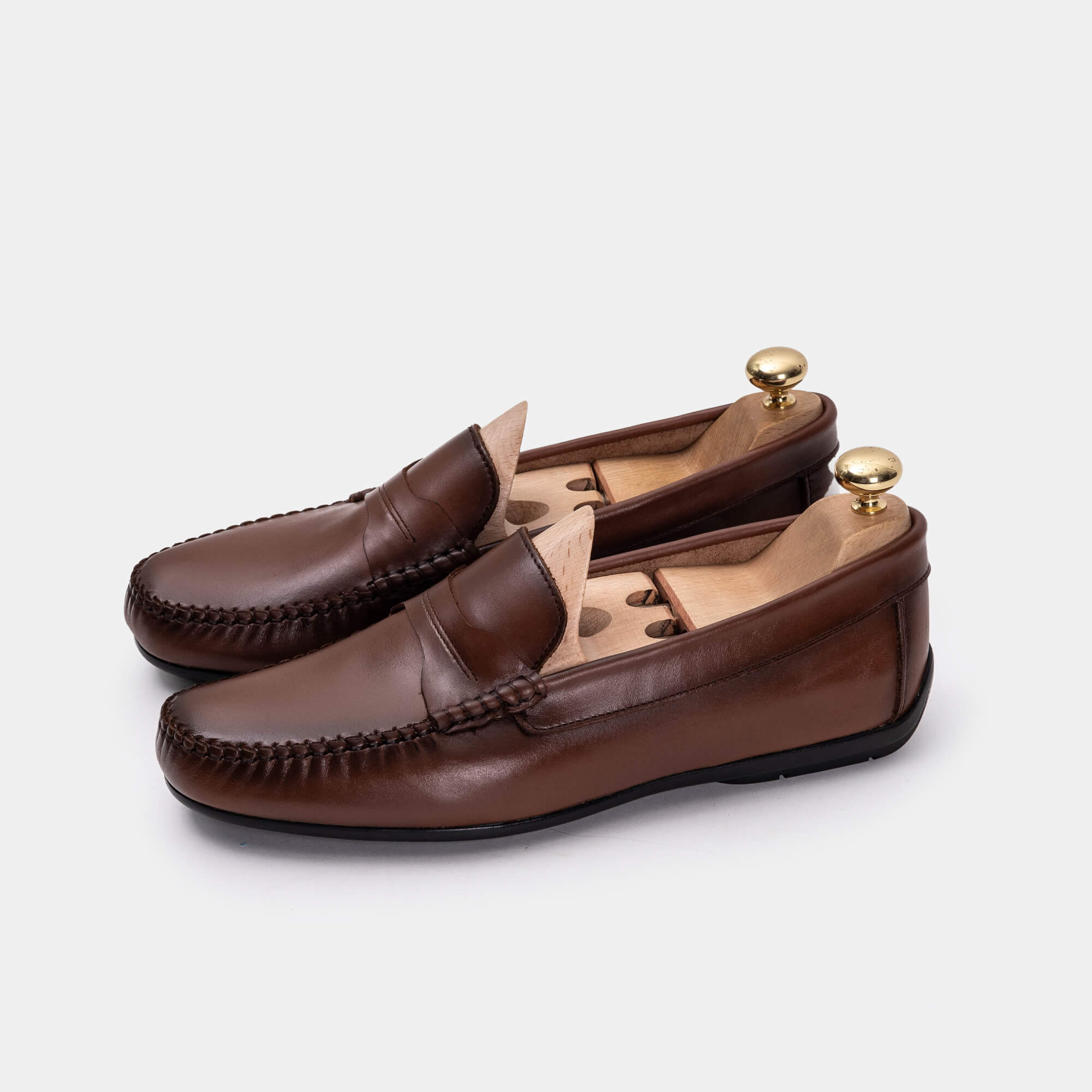 ''5139 Mocassin en cuir Camel