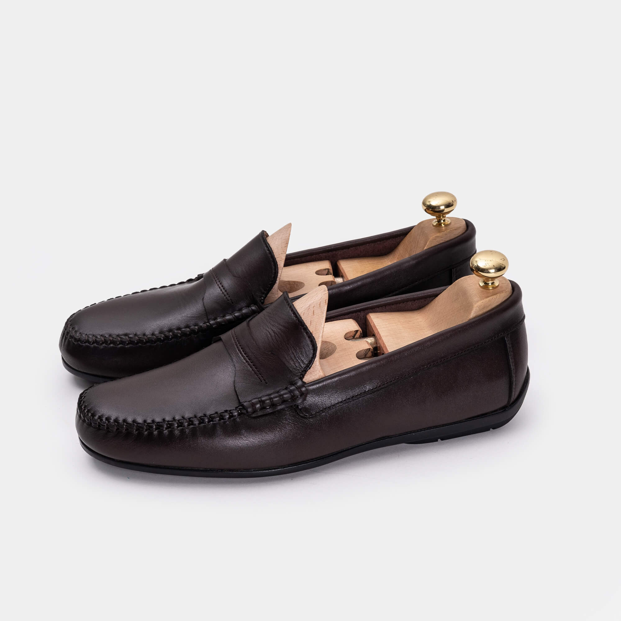 ''5139 Mocassin en cuir Marron