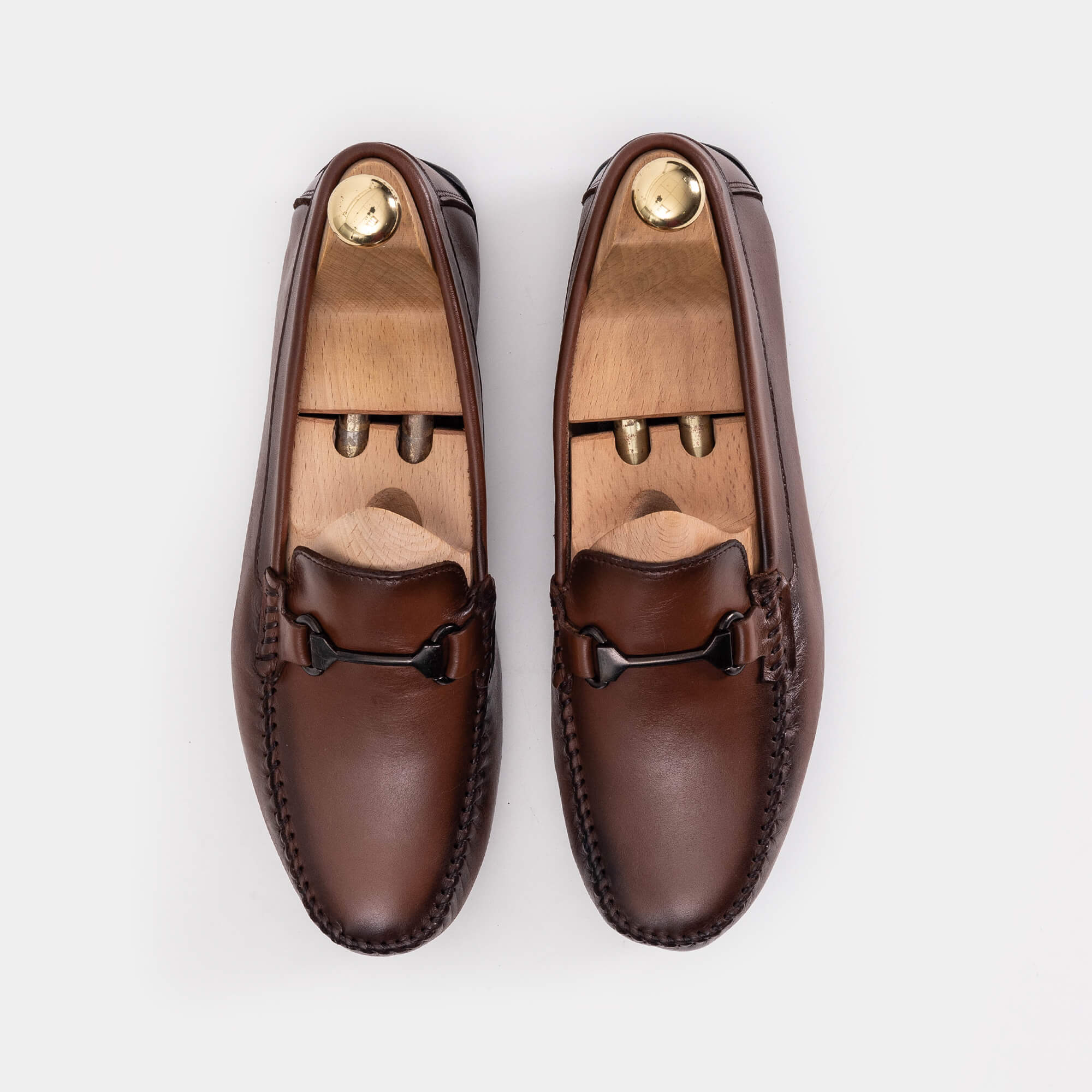 ''5141 Mocassin en cuir Camel