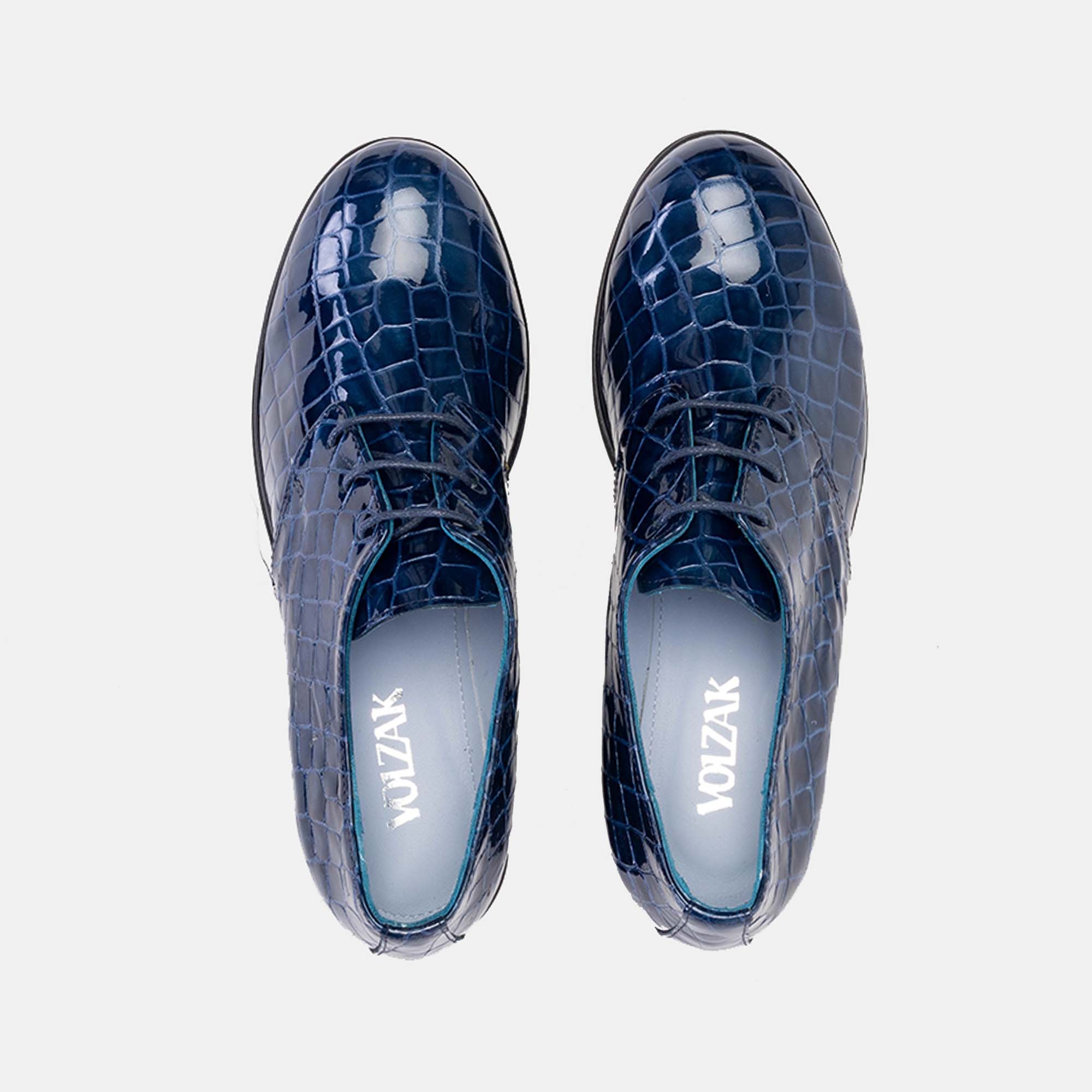 Volzak 2090 chaussure en cuir Bleu