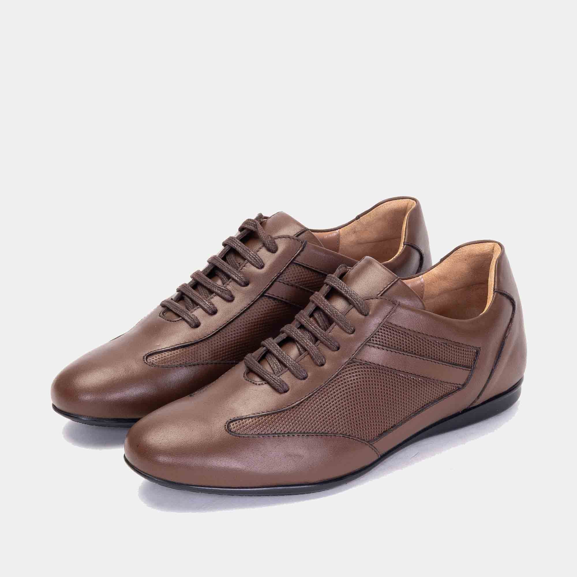 500 Chaussure en cuir Marron