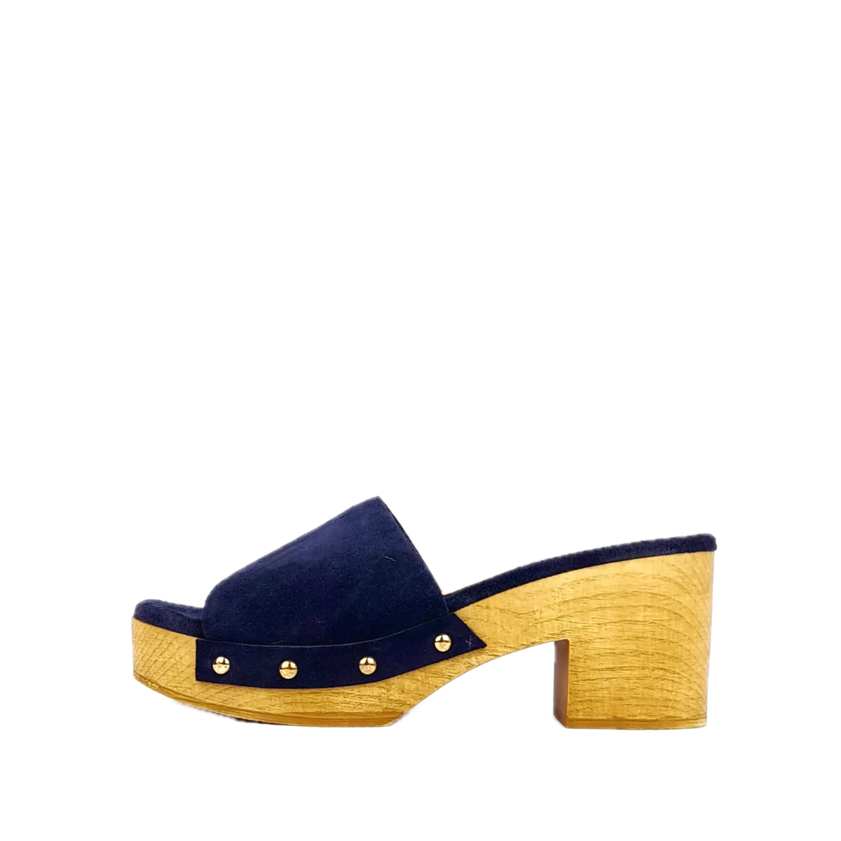 Volzak 50 Sandale en daim Bleu