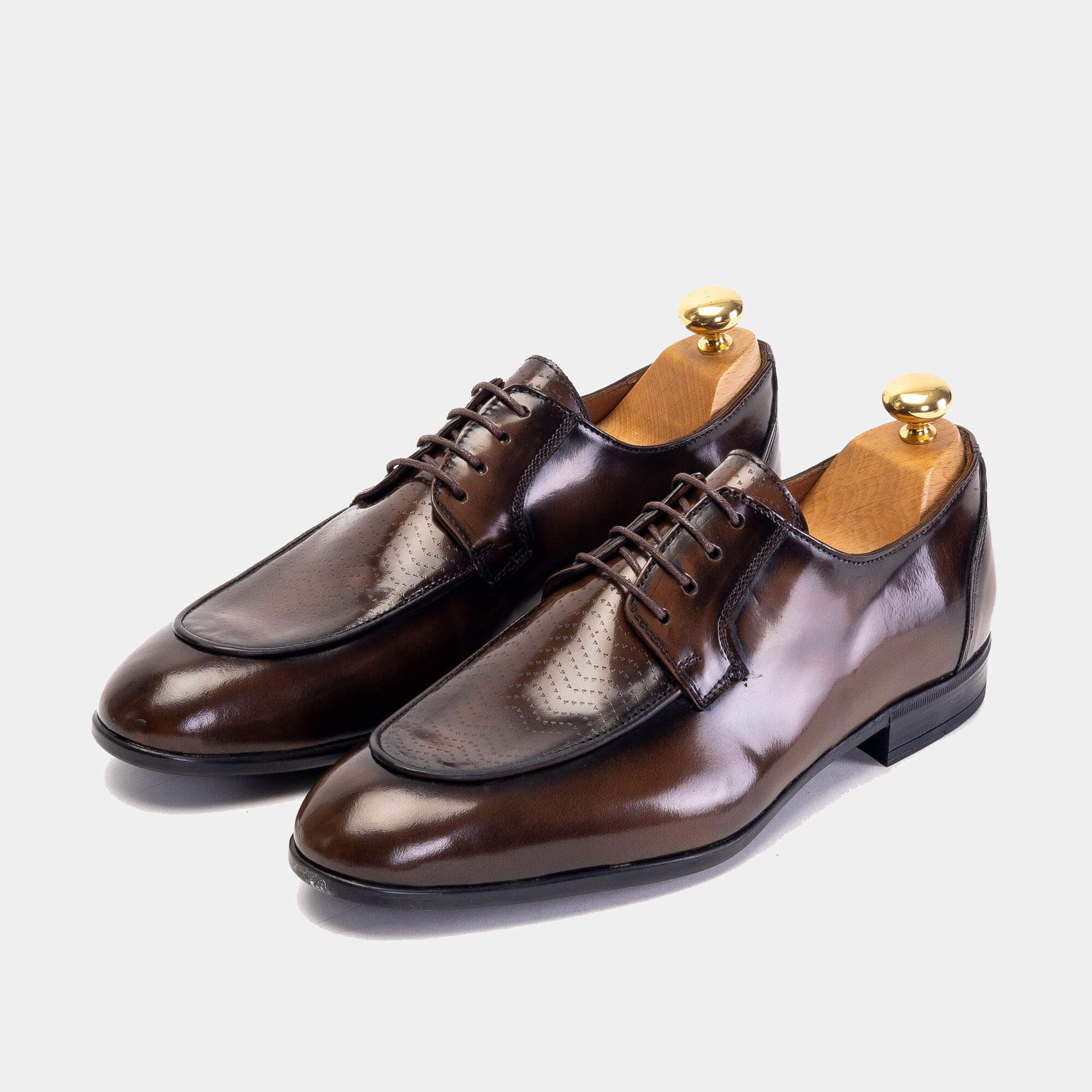 Volzak 5128 Chaussure cuir Démasquable Marron vintage