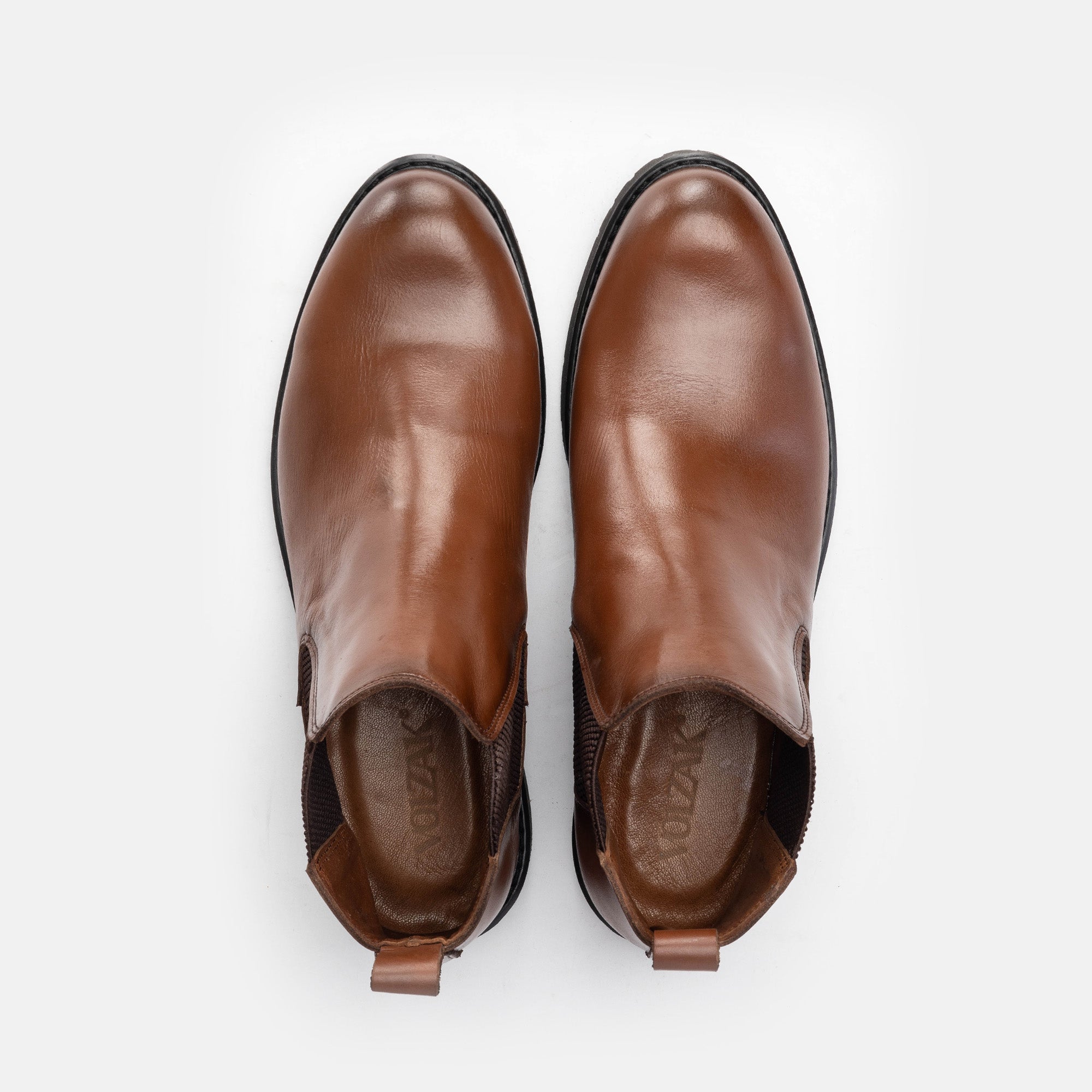 Volzak 5151 Bottine en cuir Camel