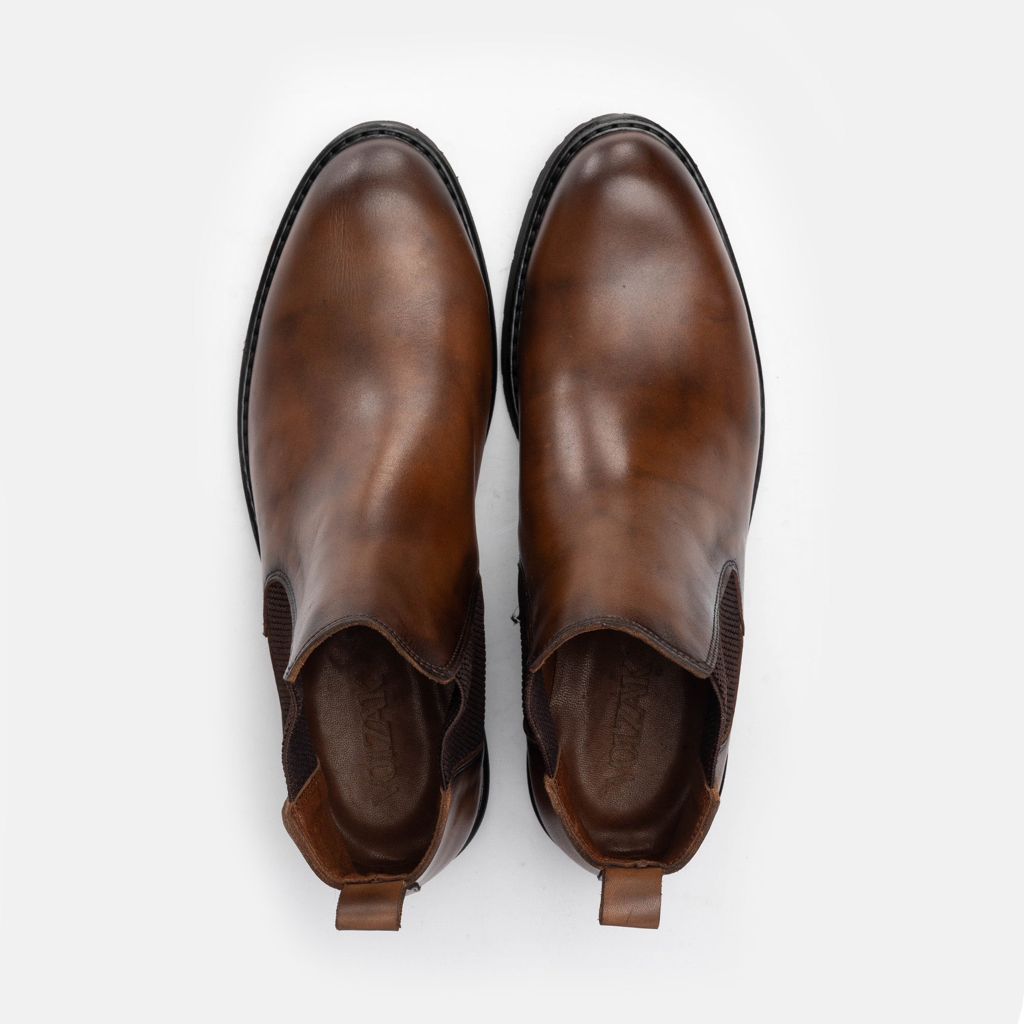 Volzak 5151 Vintage Brown Leather Ankle Boot