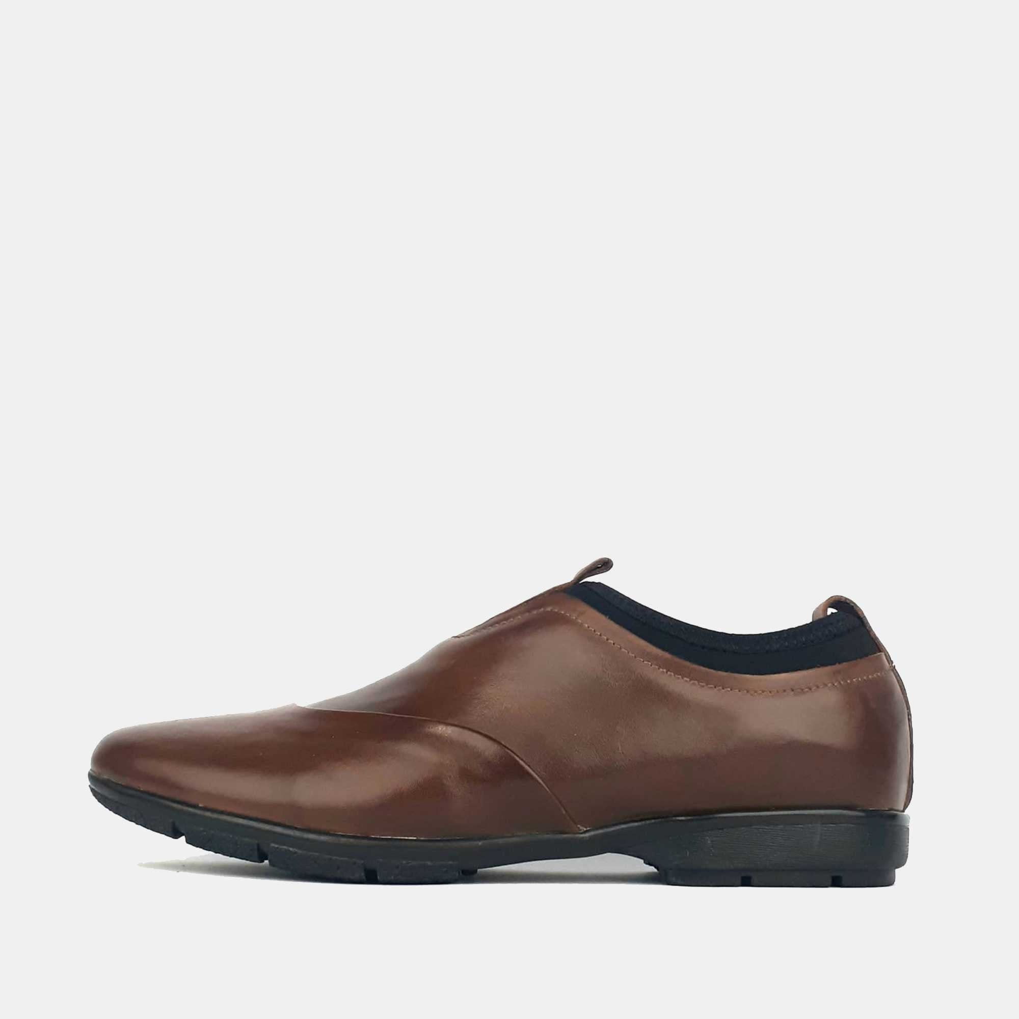 ''3158 Chaussure en cuir Marron