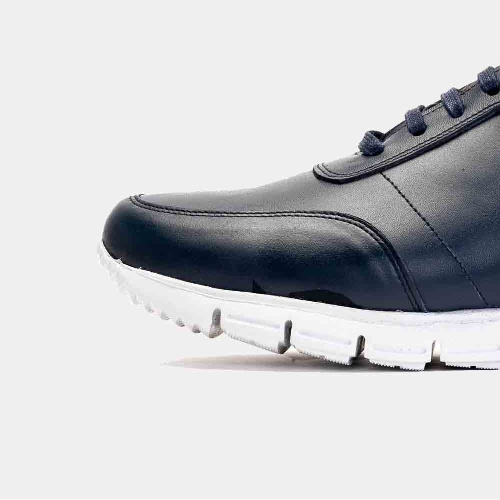 Volzak 6028 Basket en cuir Bleu