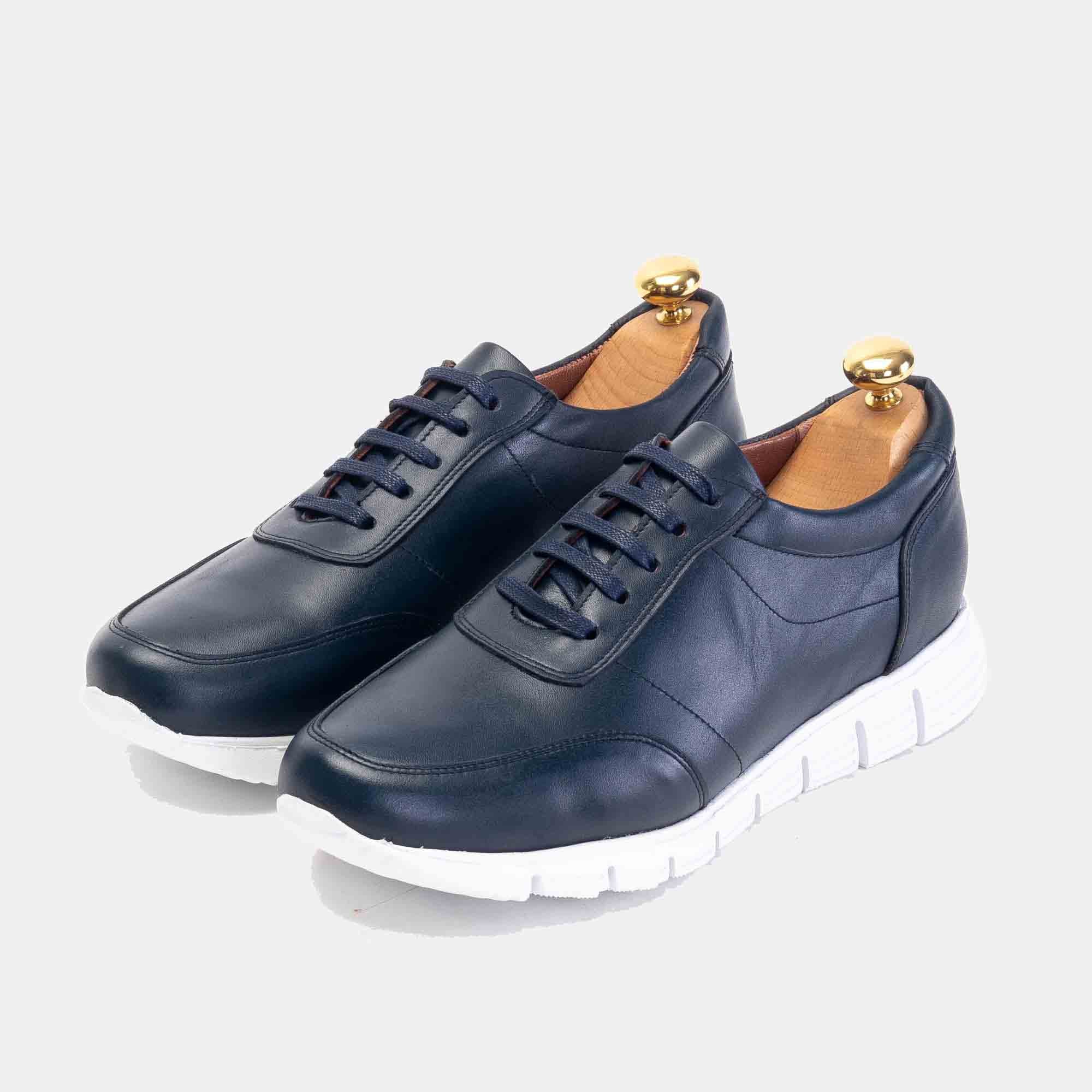 Volzak 6028 Basket en cuir Bleu