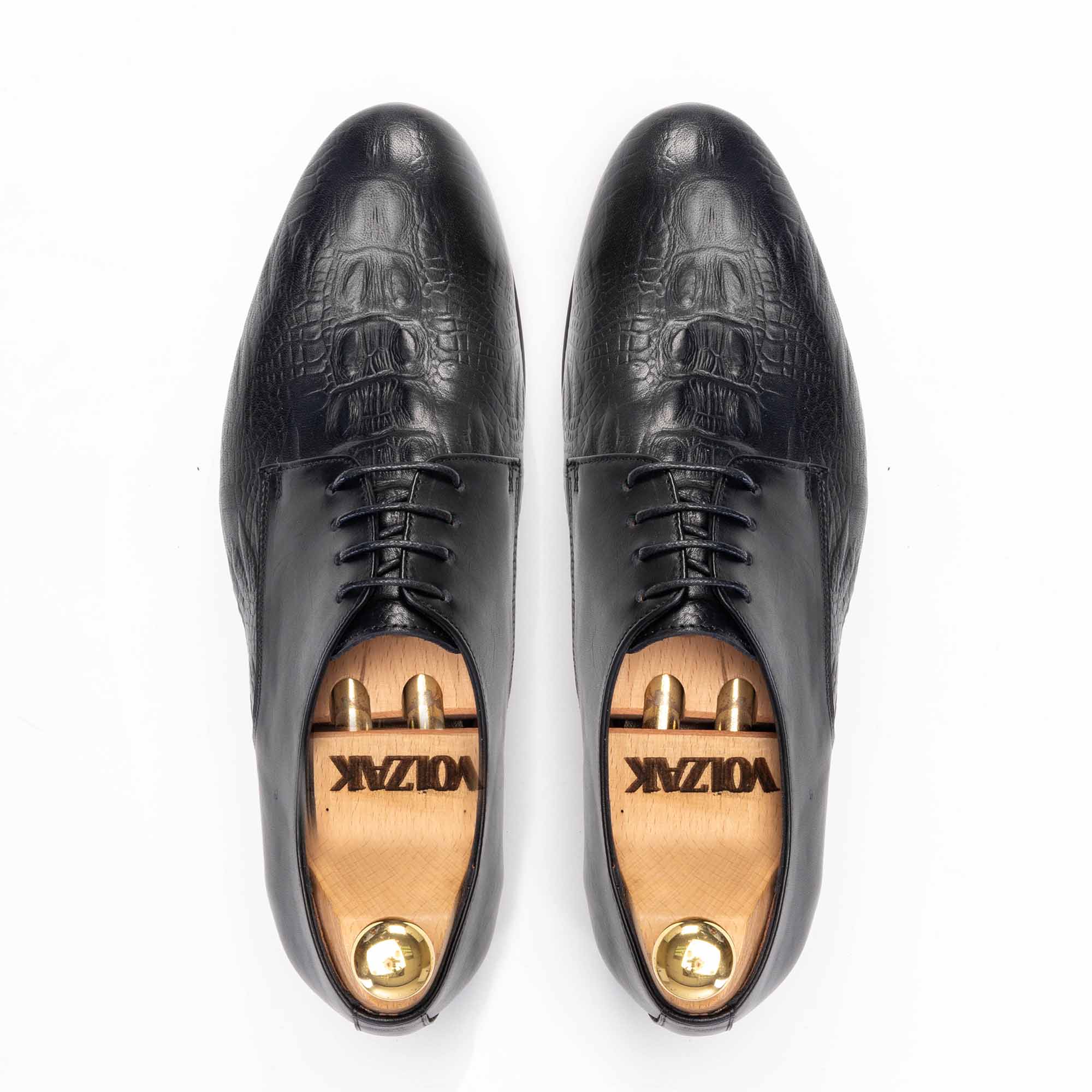 Volzak 6083 Black Leather Shoe