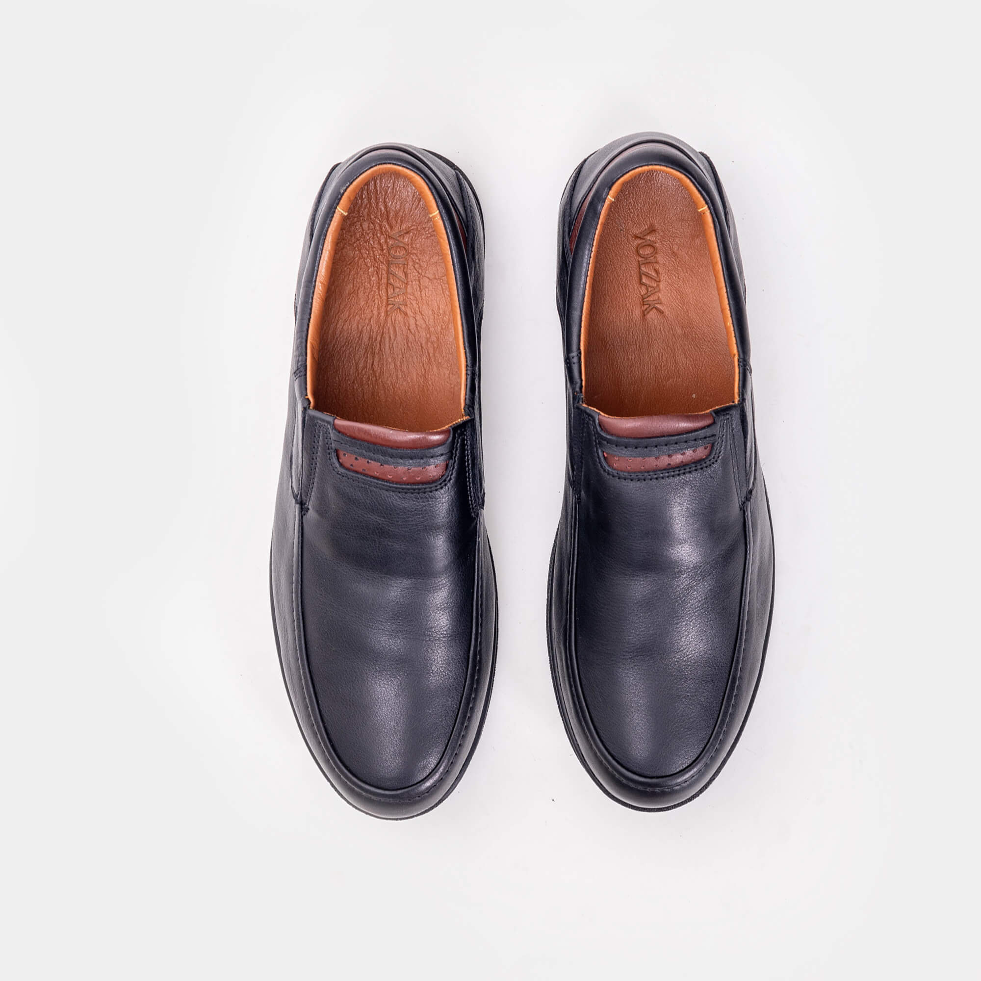 ''726 chaussure en cuir noir