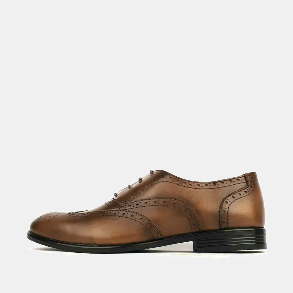 '891 Chaussure en cuir Marron vintage