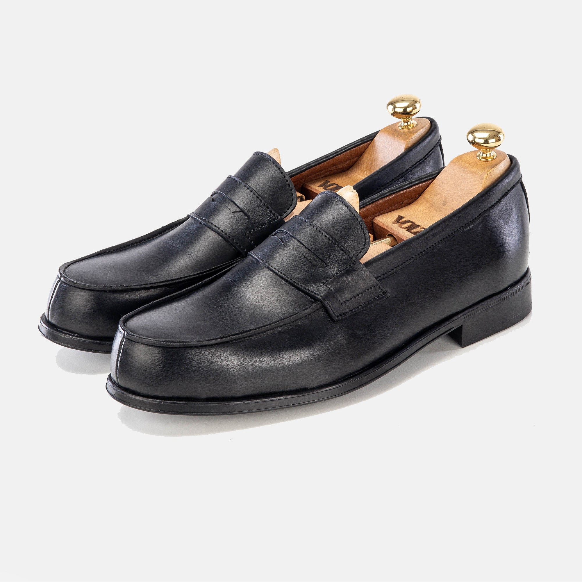 Volzak 5157 Mocassin en cuir Noir