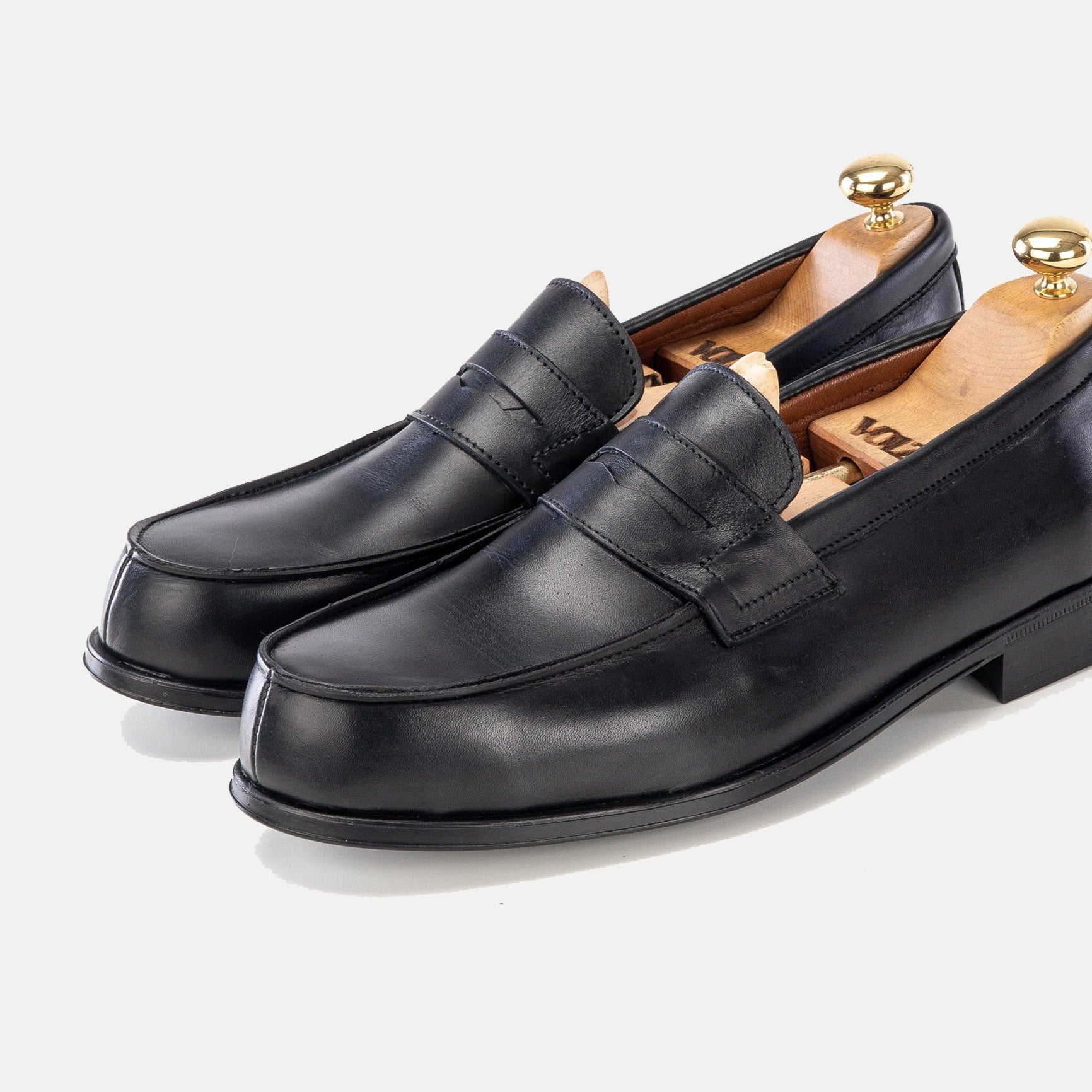 Volzak 5157 Black Leather Moccasin