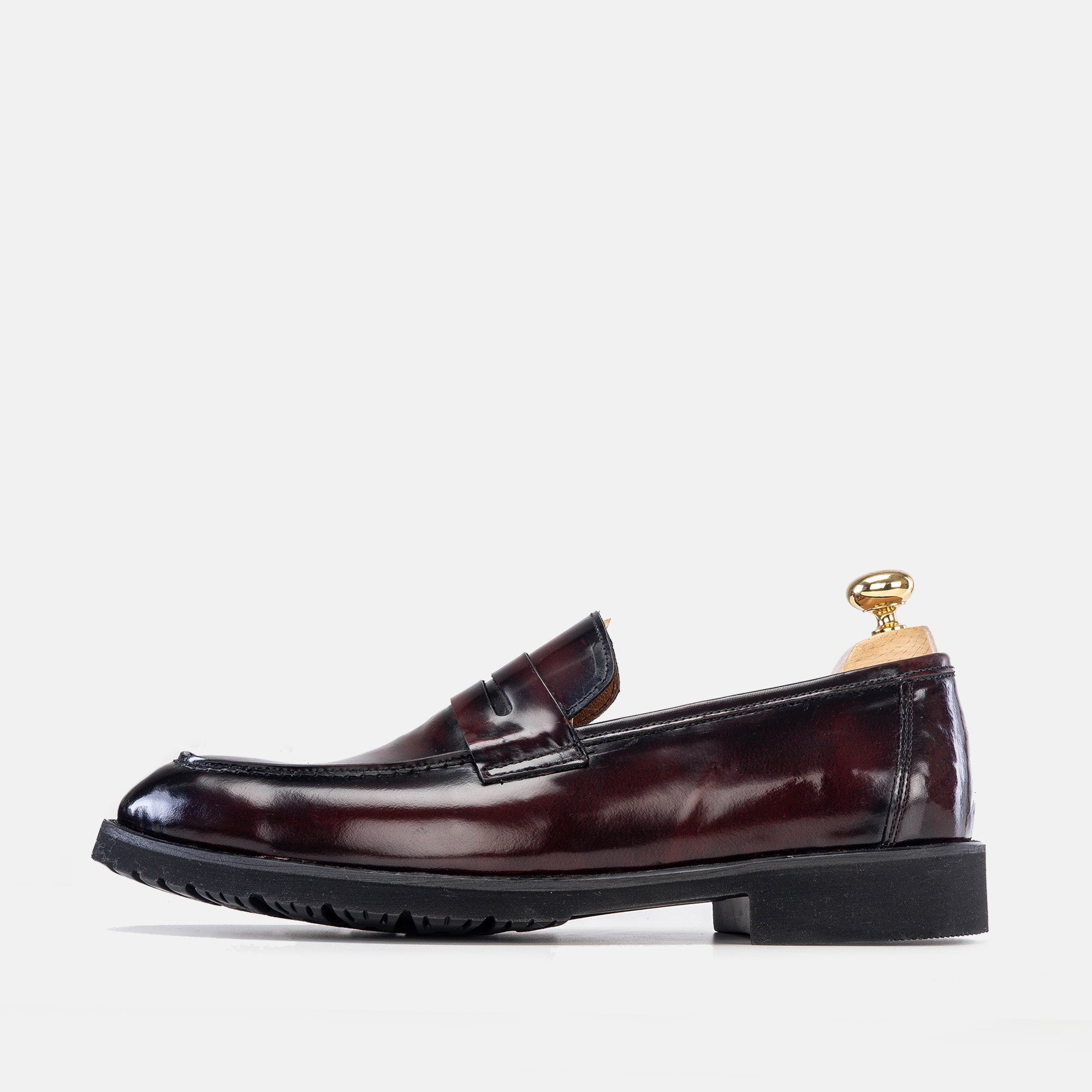 Volzak 5164 chaussure en cuir Démasquable bordeaux