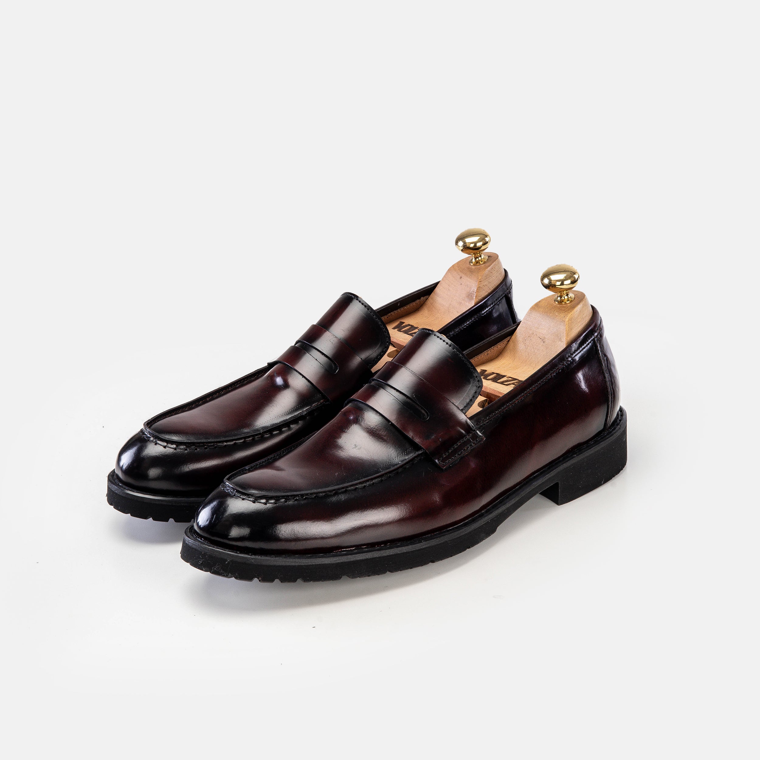 Volzak 5164 chaussure en cuir Démasquable bordeaux