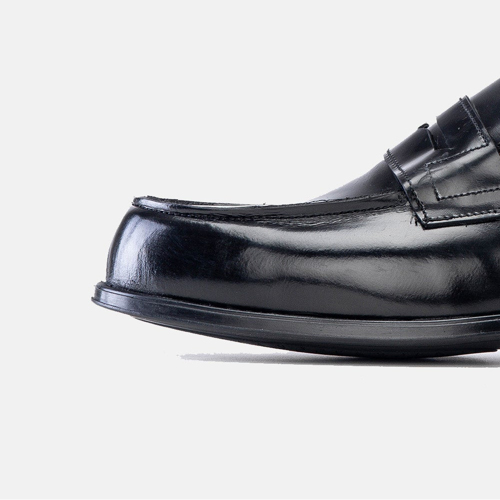 Volzak 5157 mocassin en cuir démasquable noir