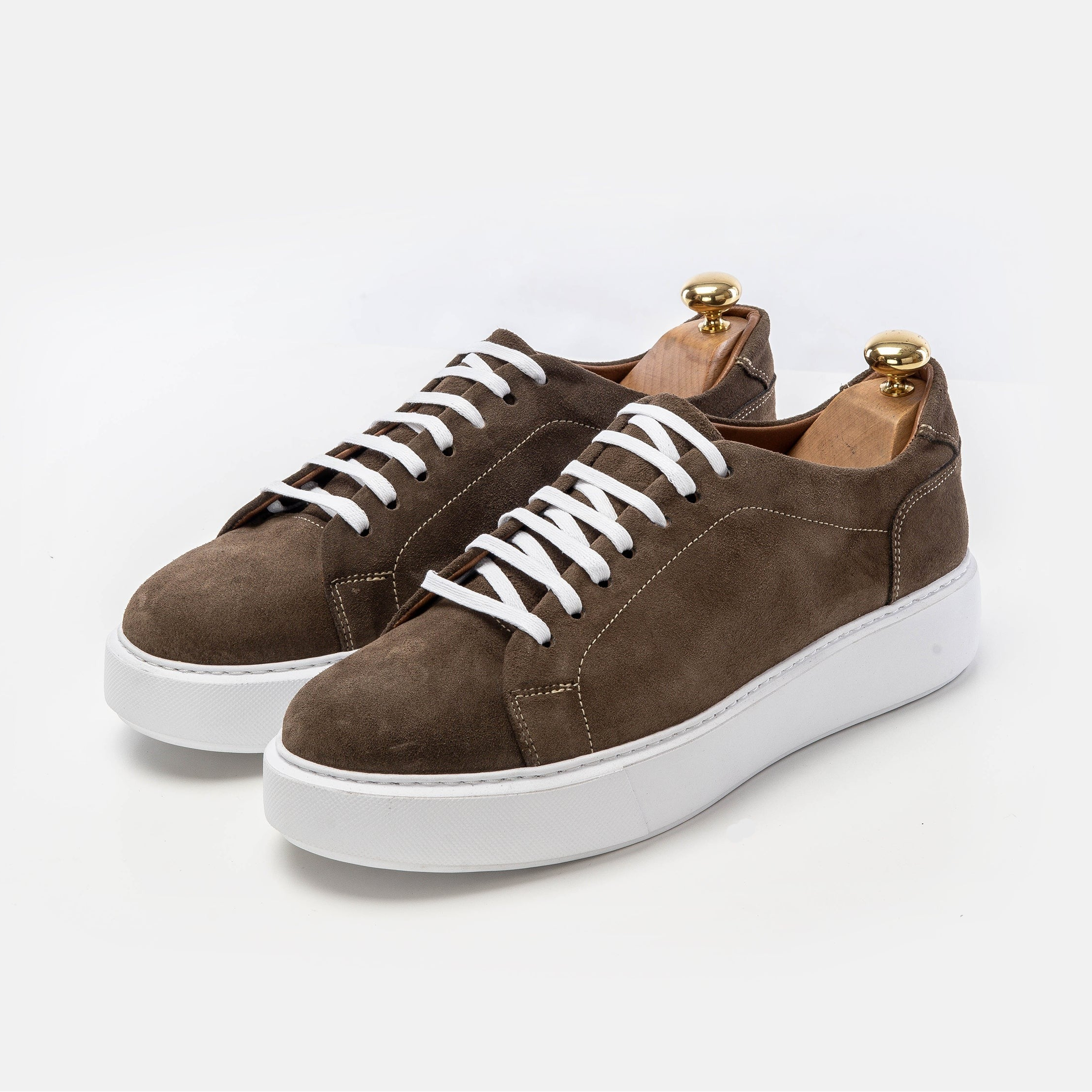 Volzak 5177 basket en daim gris