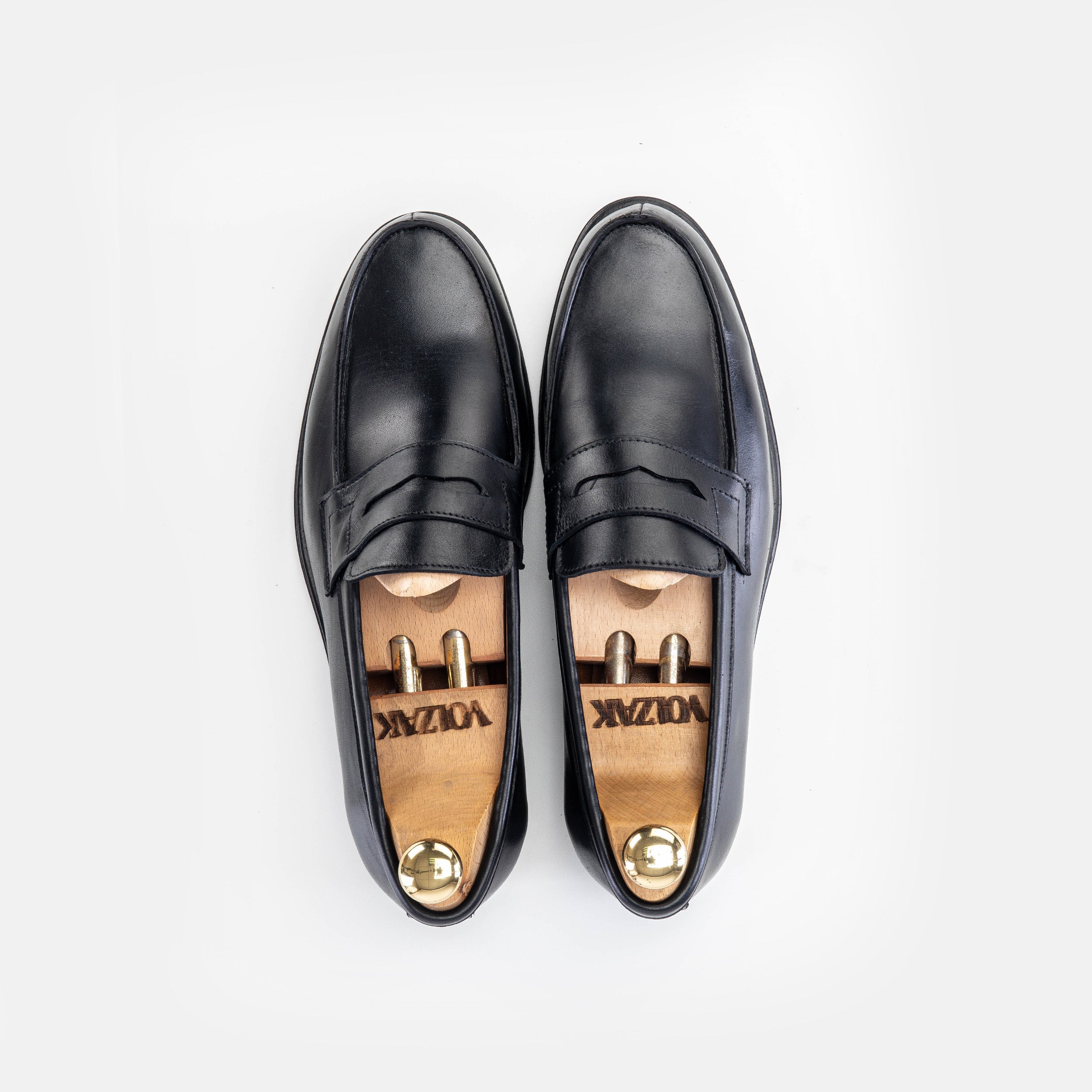 Volzak 5157 Mocassin en cuir Noir