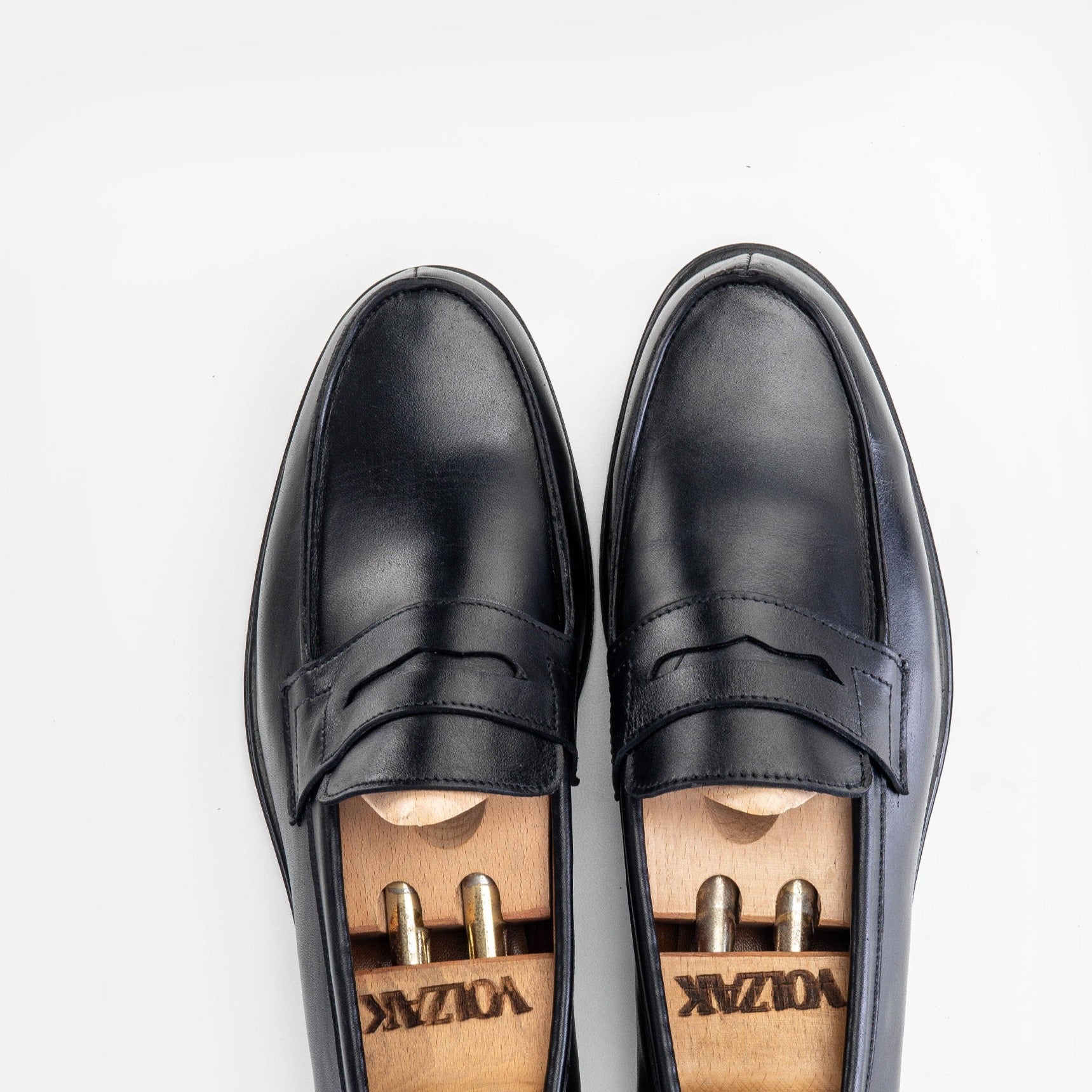 Volzak 5157 Mocassin en cuir Noir