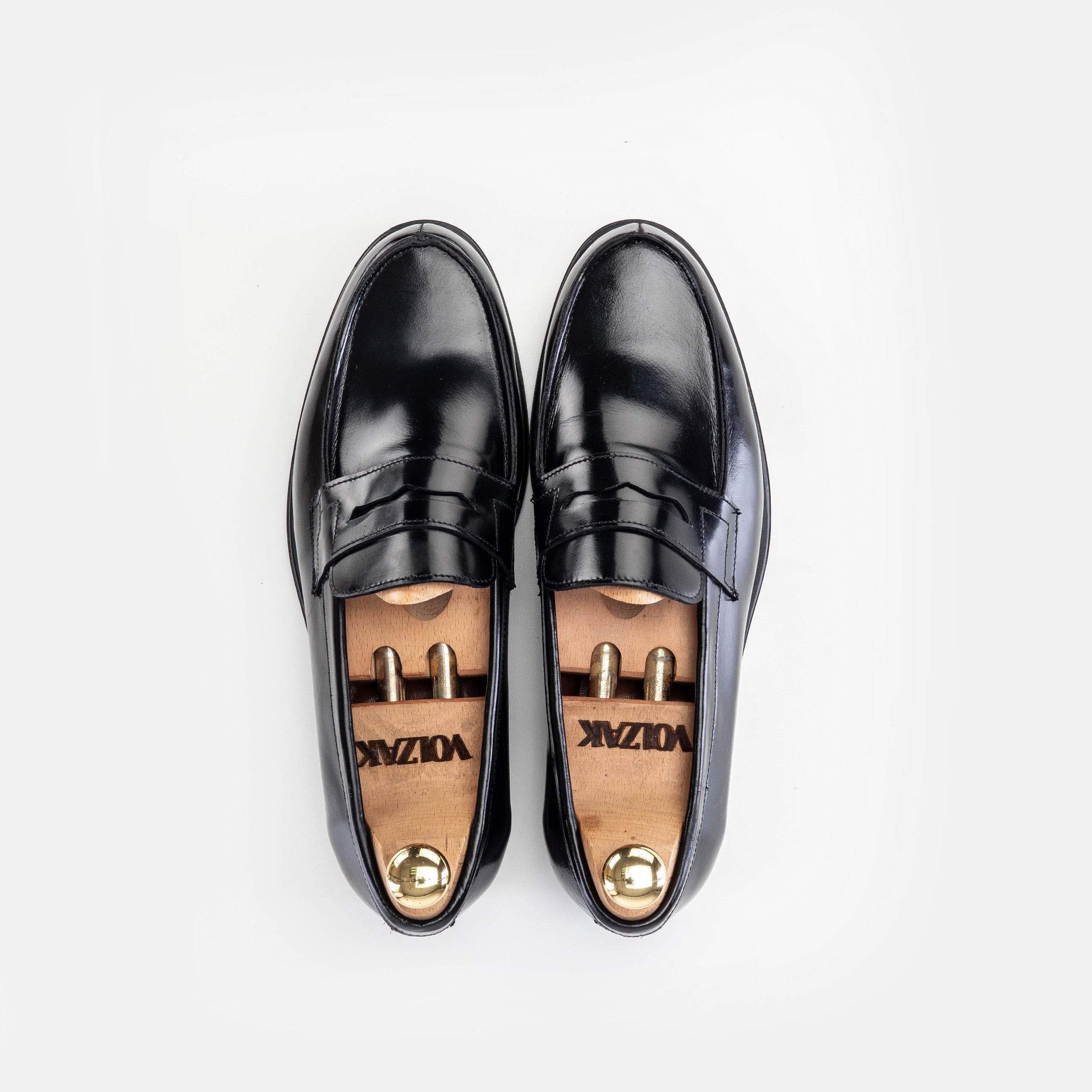 Volzak 5157 black removable leather moccasin