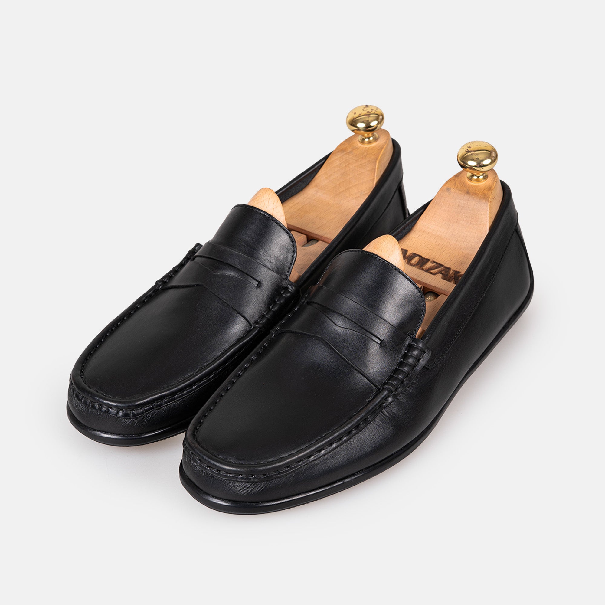 Volzak 5420 Mocassin en cuir Noir