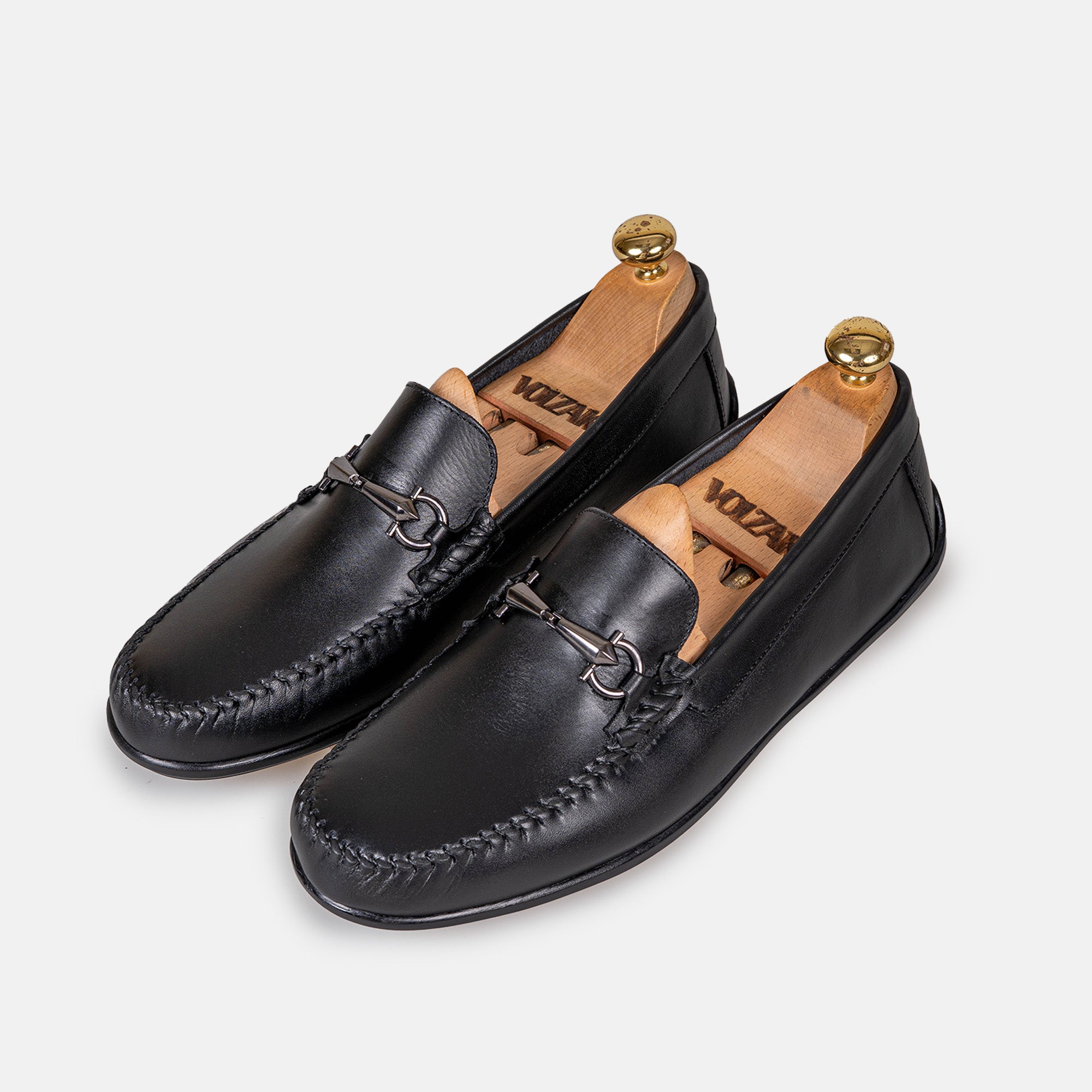 Volzak 5419 Mocassin en cuir Noir