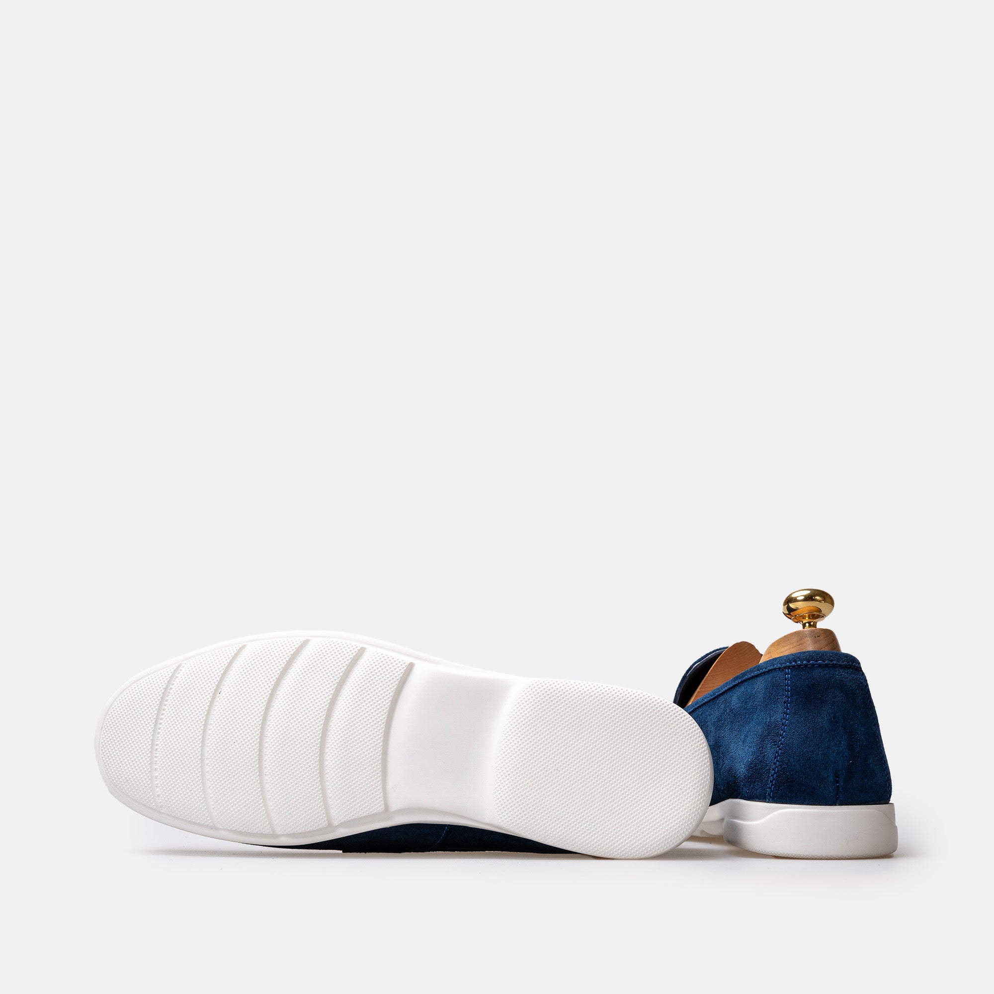 Volzak 3062 Mocassin en daim Bleu