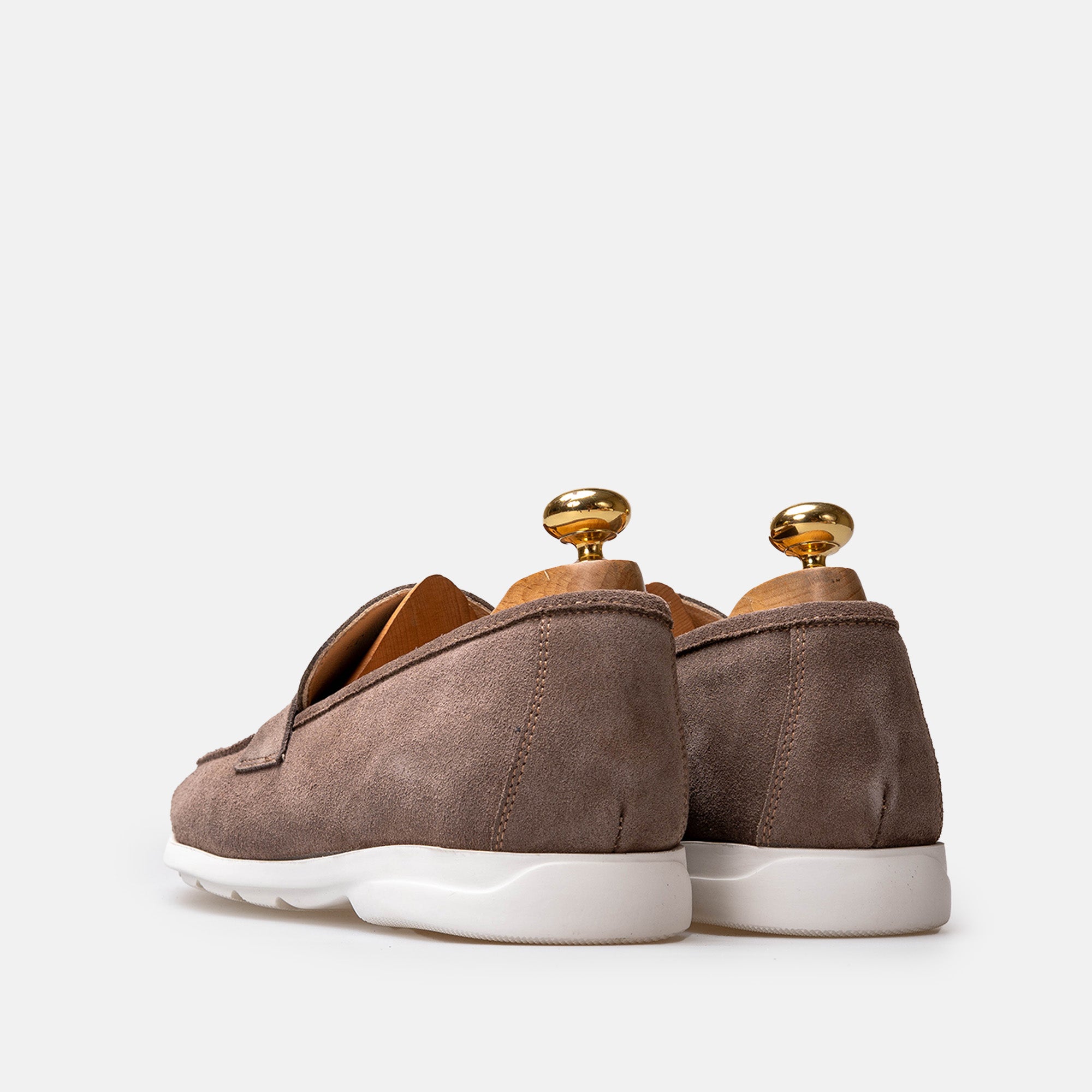 Volzak 3062 Mocassin en daim Taupe