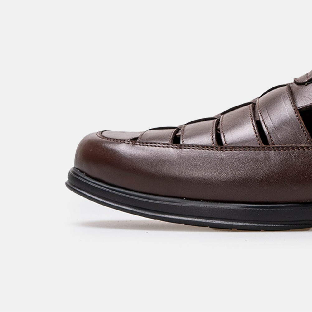 Volzak 5422 Sandale en cuir Marron