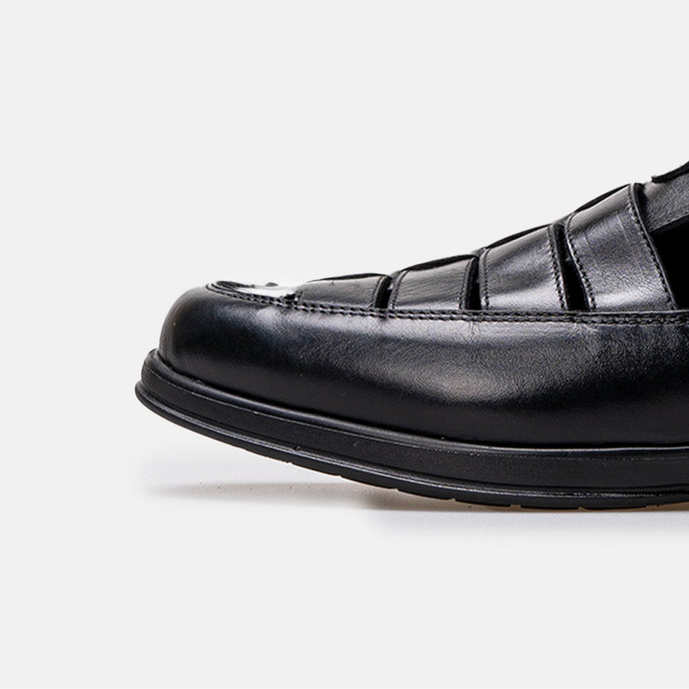 Volzak 5422 Sandale en cuir Noir