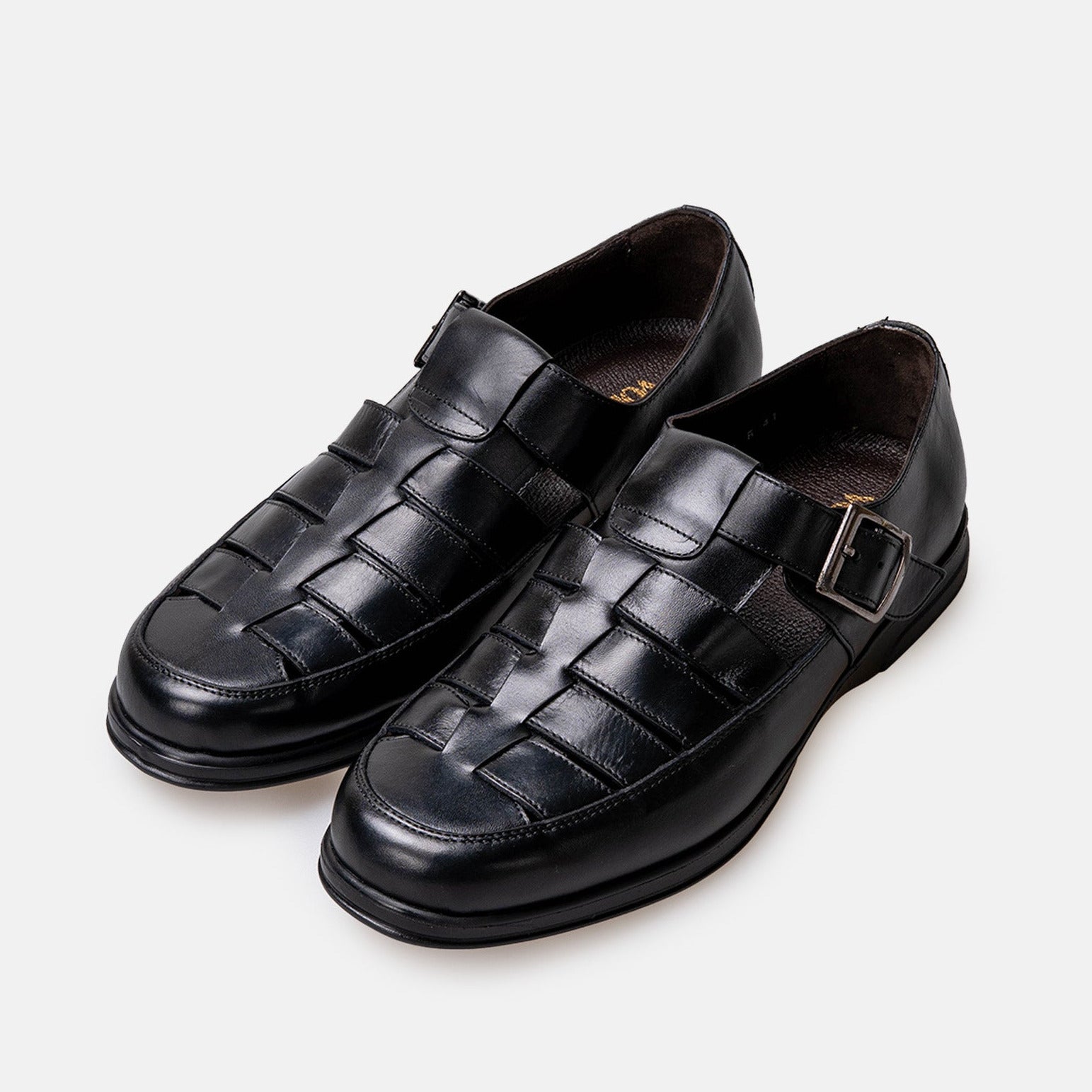 Volzak 5422 Sandale en cuir Noir