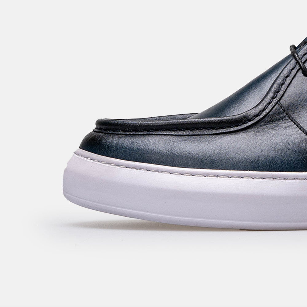 Volzak 5418 leather sneaker Blue