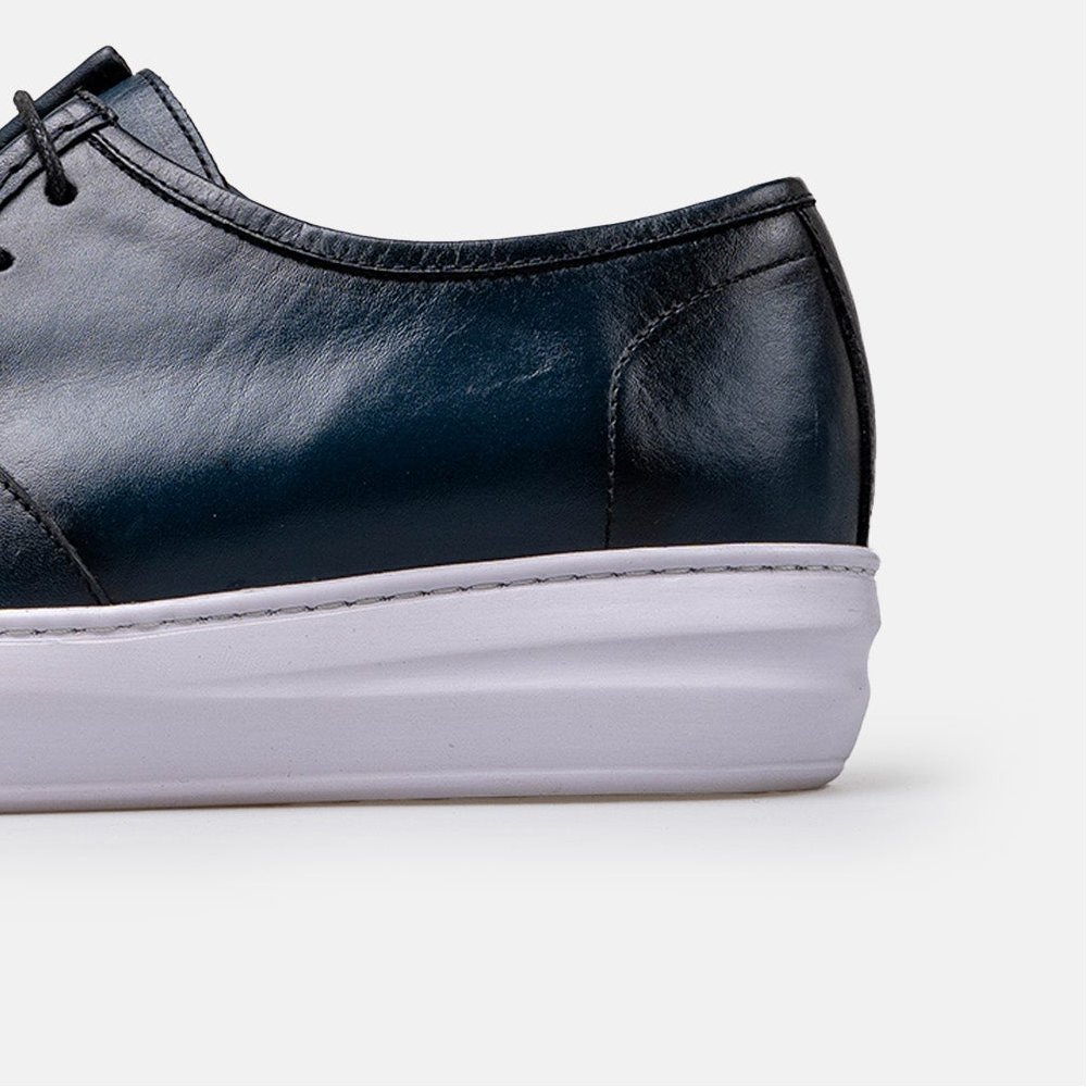 Volzak 5418 leather sneaker Blue