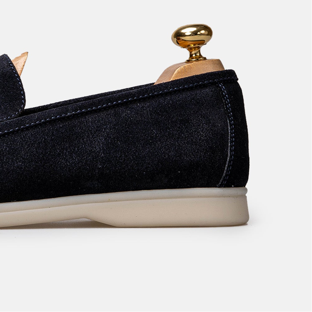 Volzak 3061 s Mocassin en daim Bleu