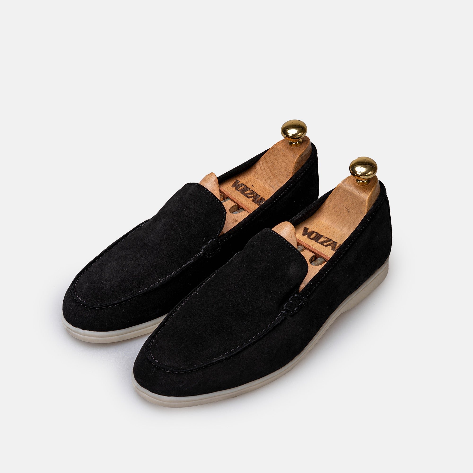 Volzak 3061 s Mocassin en daim Noir