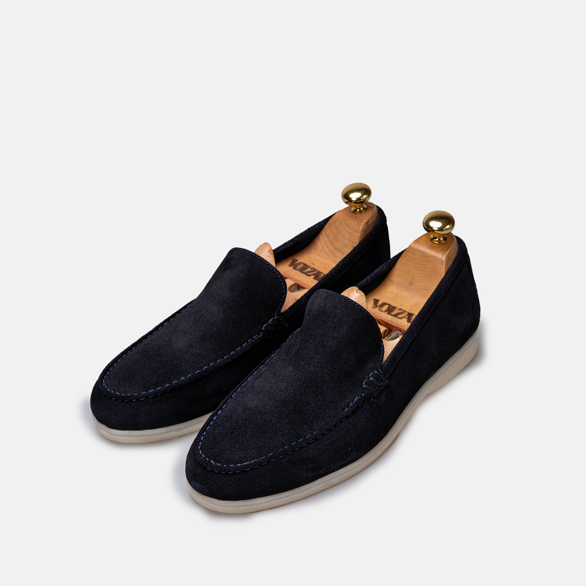 Volzak 3061 s Mocassin en daim Bleu