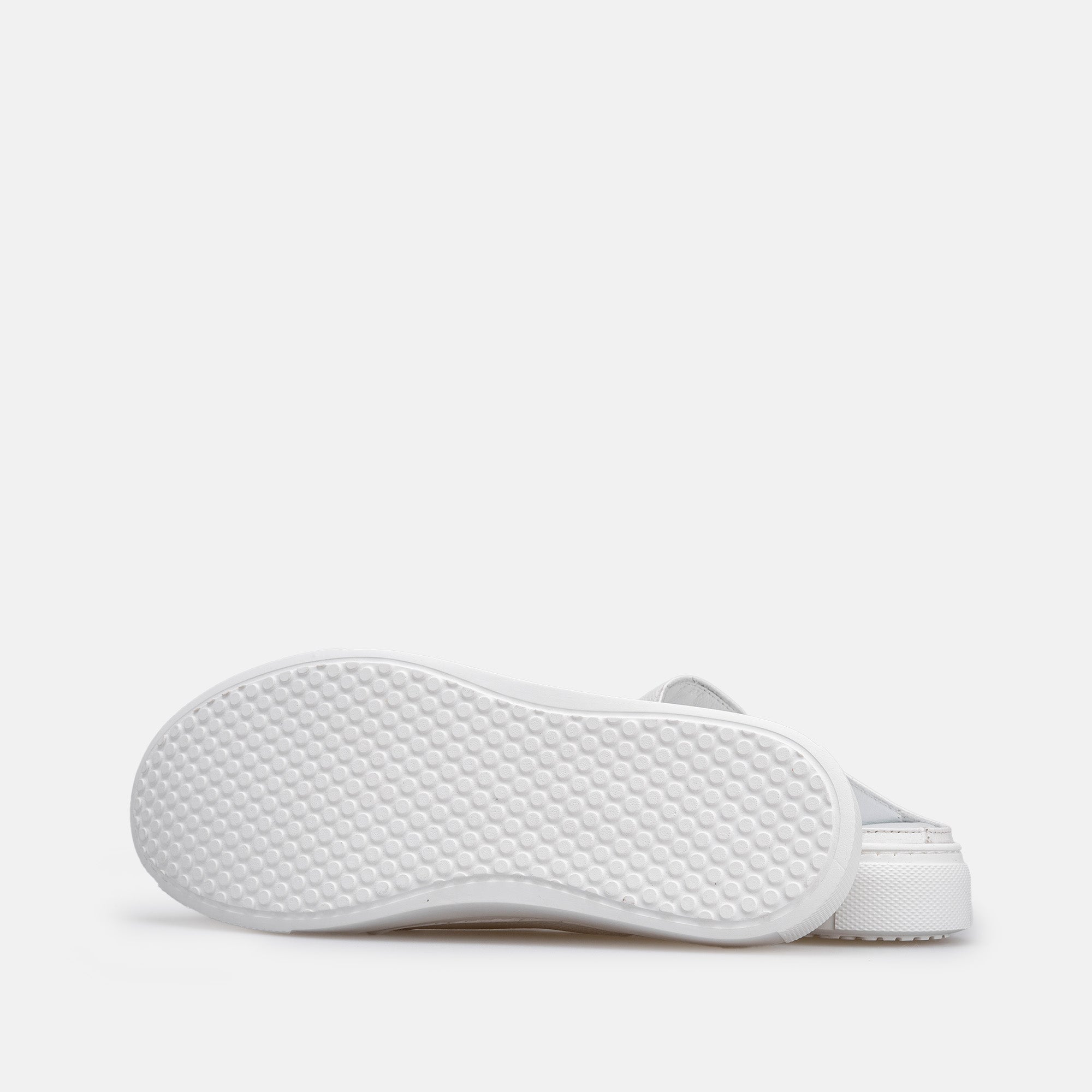 Volzak 301 Mule en cuir Blanc