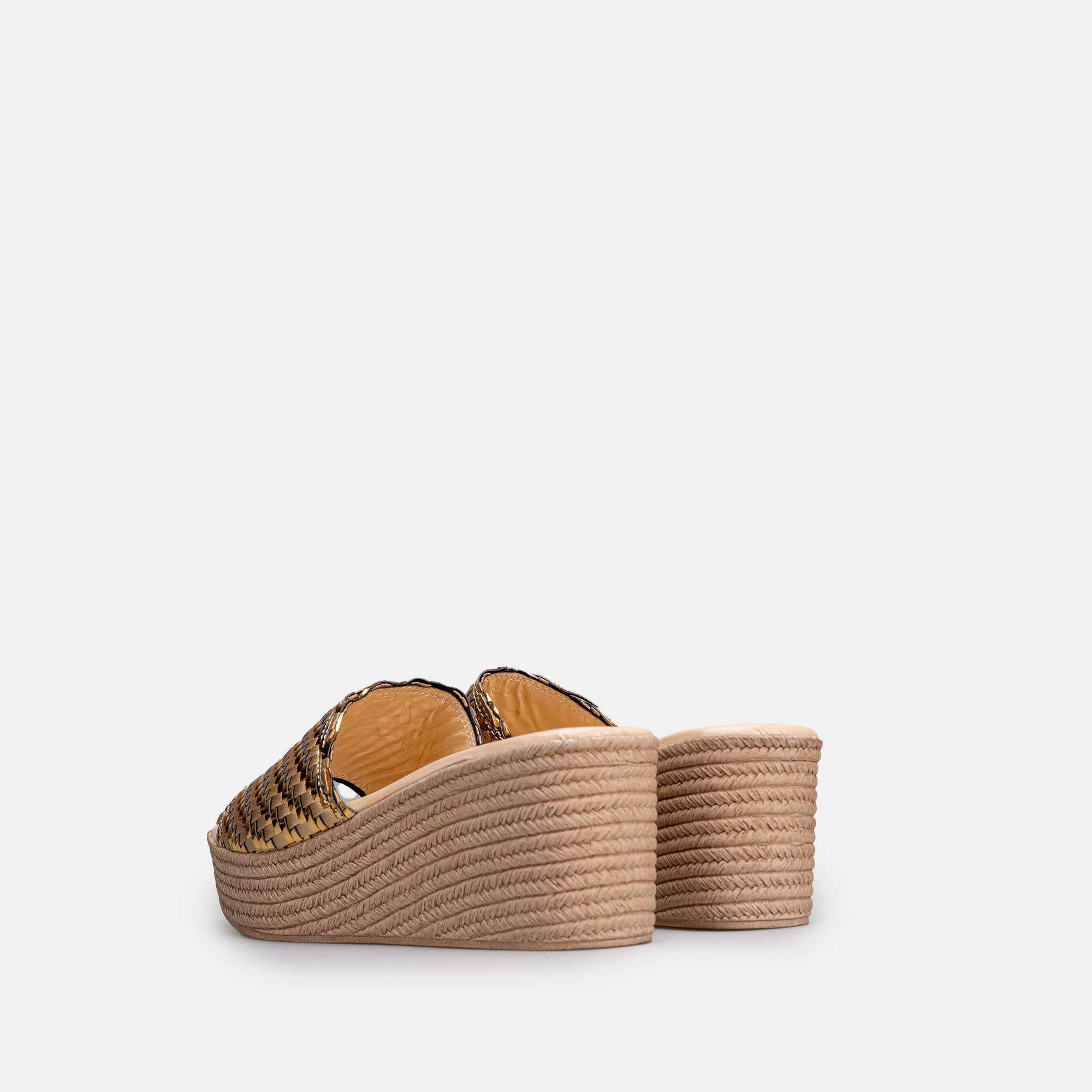 Volzak 2360 Sandale en cuir Doré (Édition Limitée)