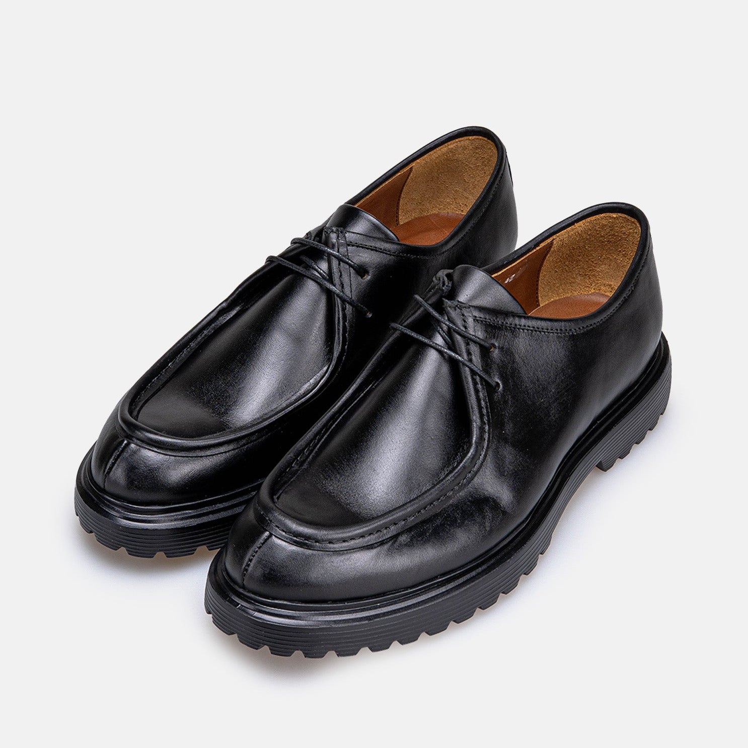 Volzak 5322 leather shoe Black
