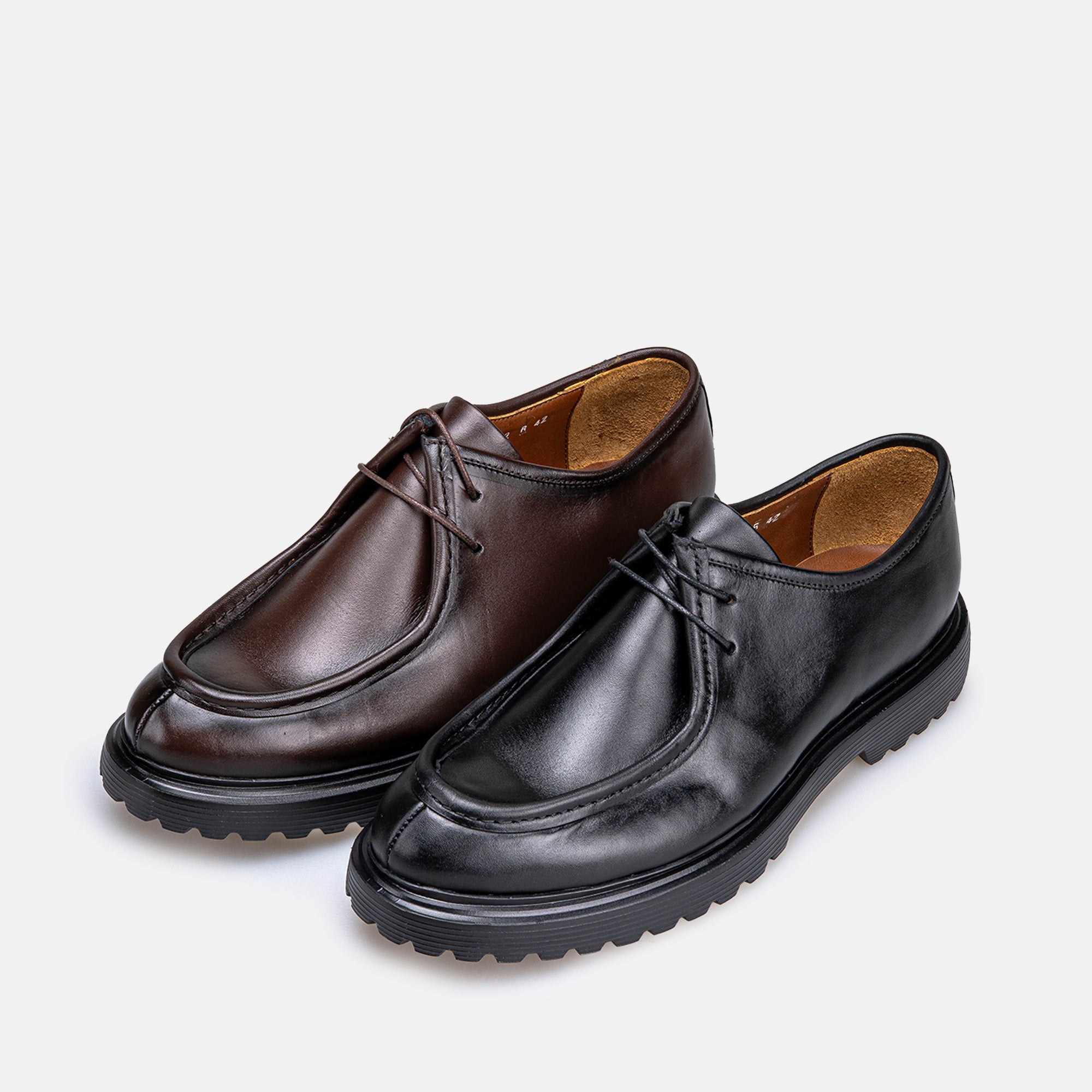 Volzak 5322 leather shoe Black