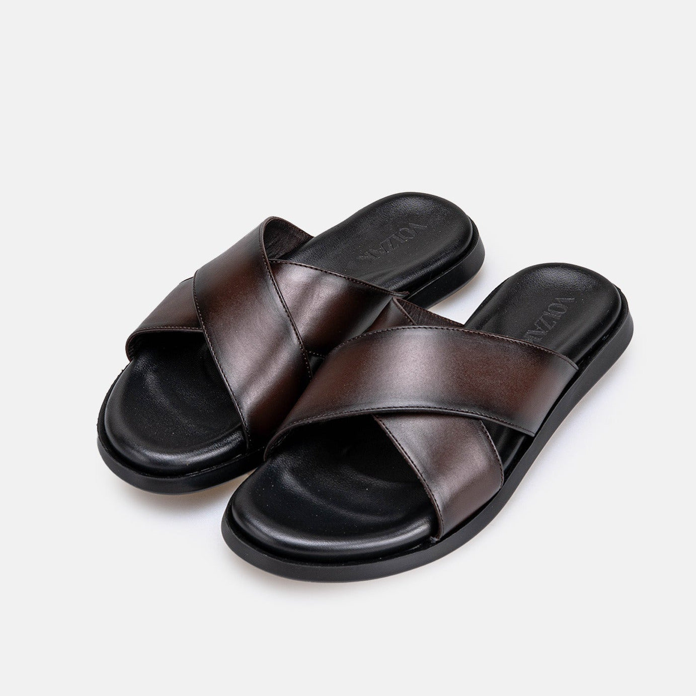 Volzak 5425 Sandale en cuir Marron